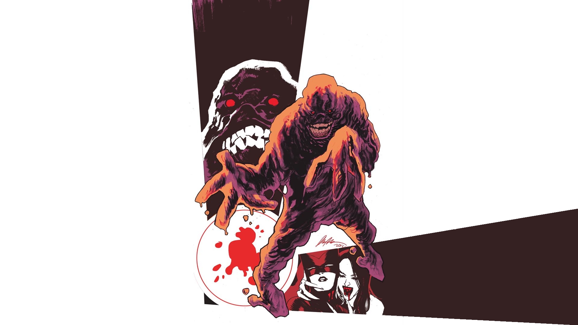 Clayface and Batwoman from DC Comics HD Wallpaper