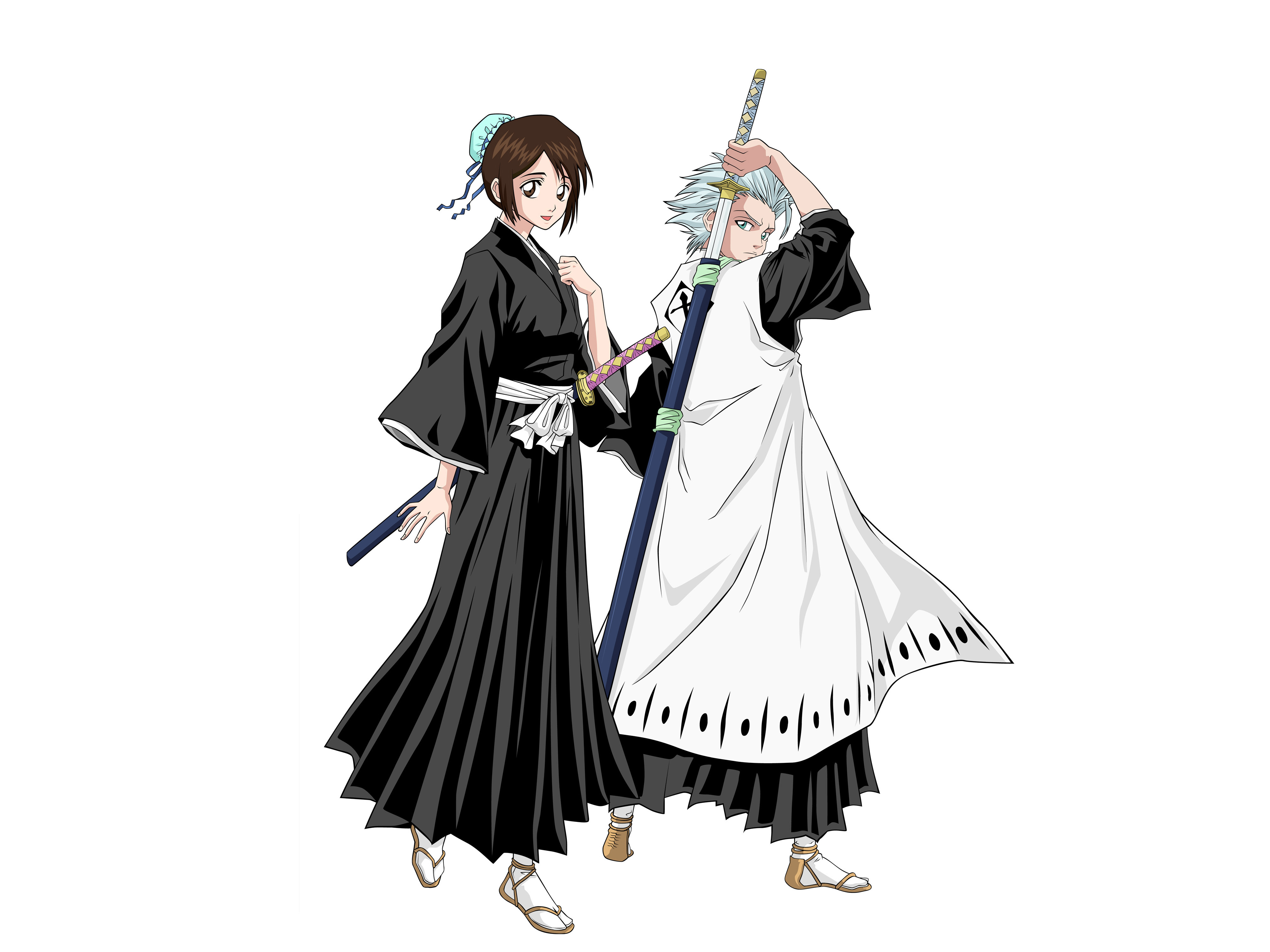 Momo Hinamori and Toshiro Hitsugaya from Bleach HD Wallpaper