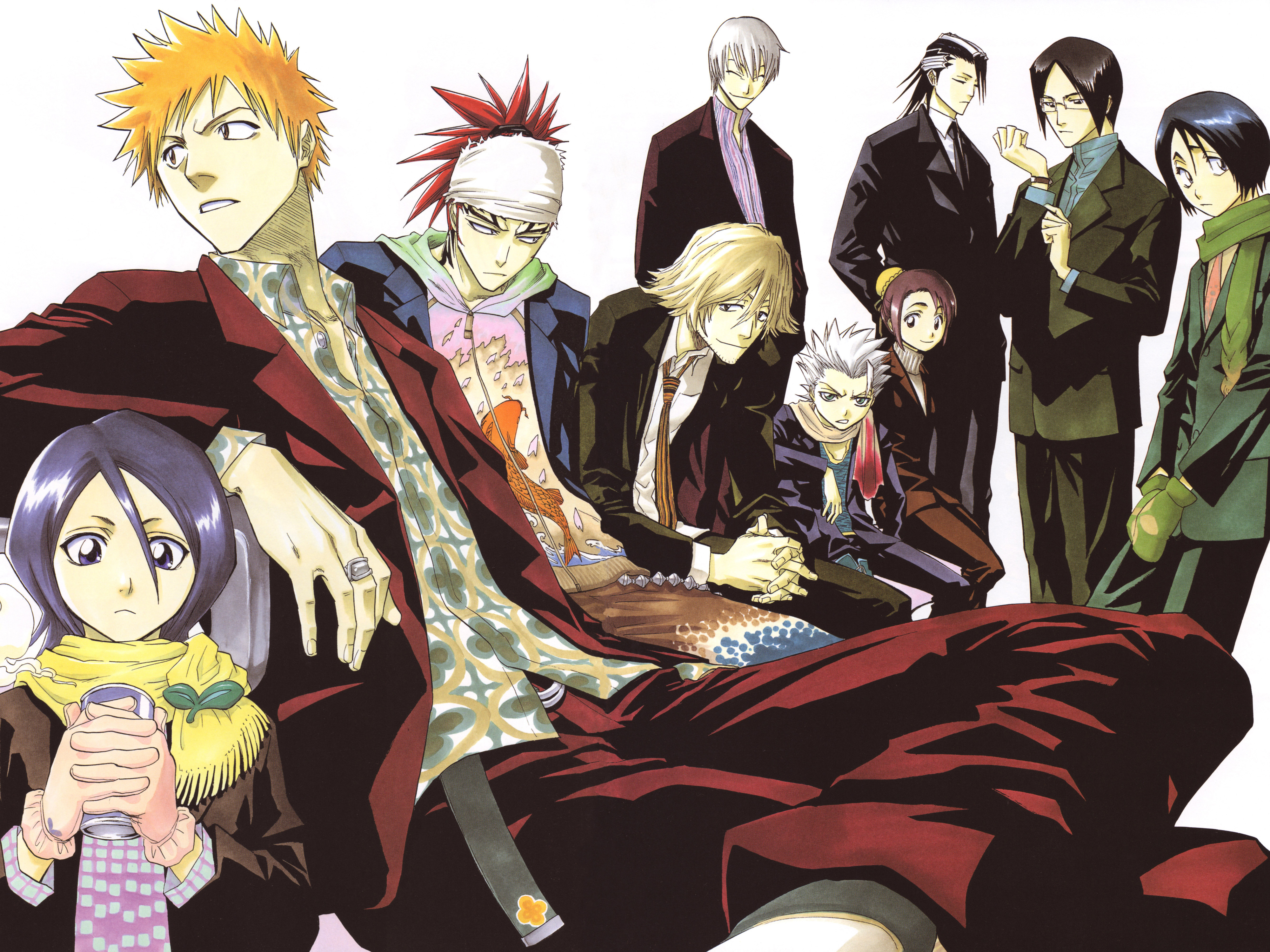 Momo Hinamori and other Bleach characters HD Wallpaper