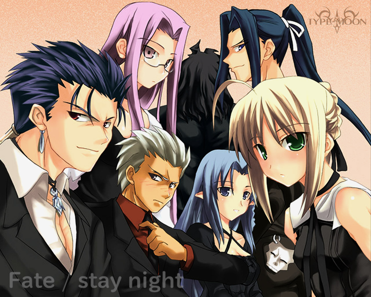 Characters from Fate/stay night HD Wallpaper