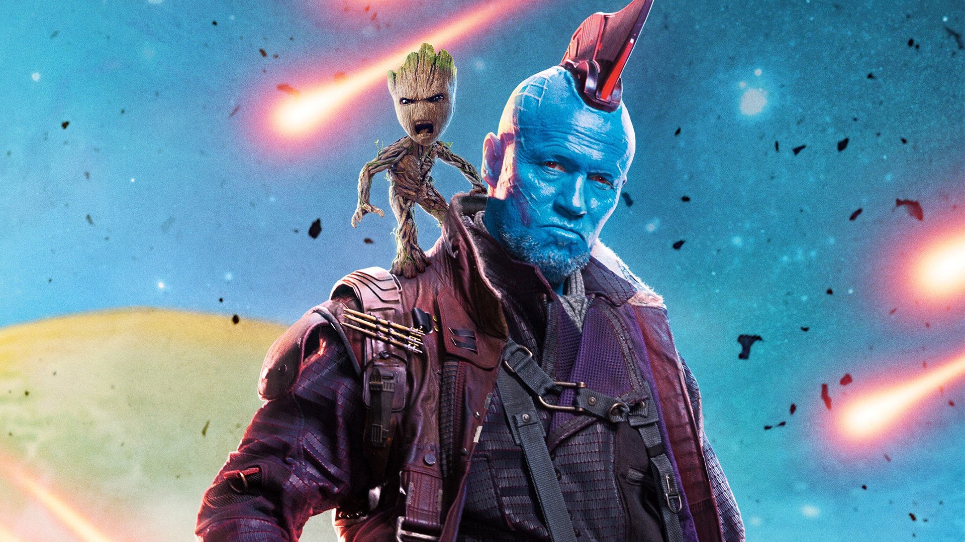Yondu Udonta and Groot from Guardians of the Galaxy HD Wallpaper