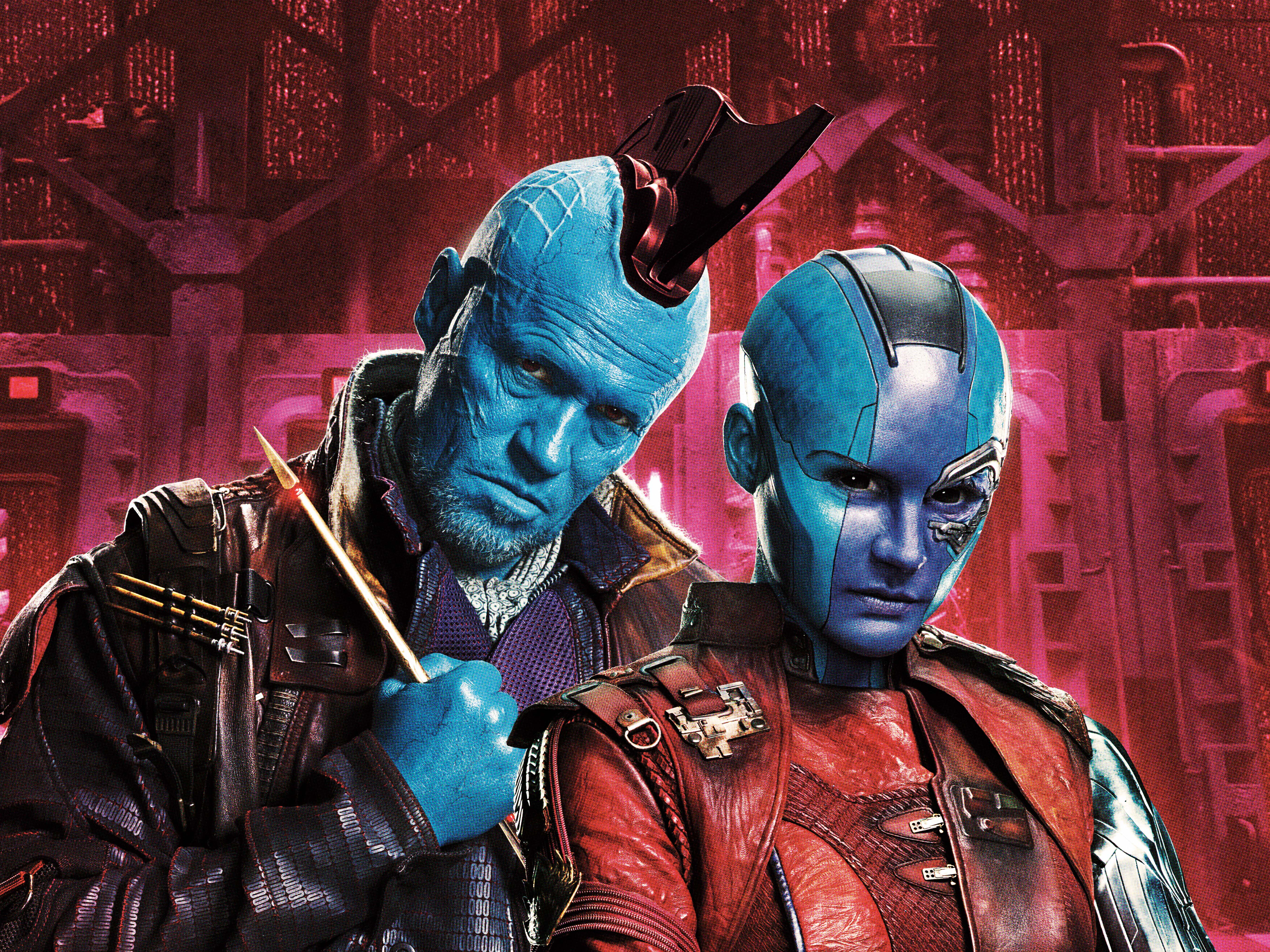 Yondu Udonta and Nebula from Guardians of the Galaxy HD Wallpaper