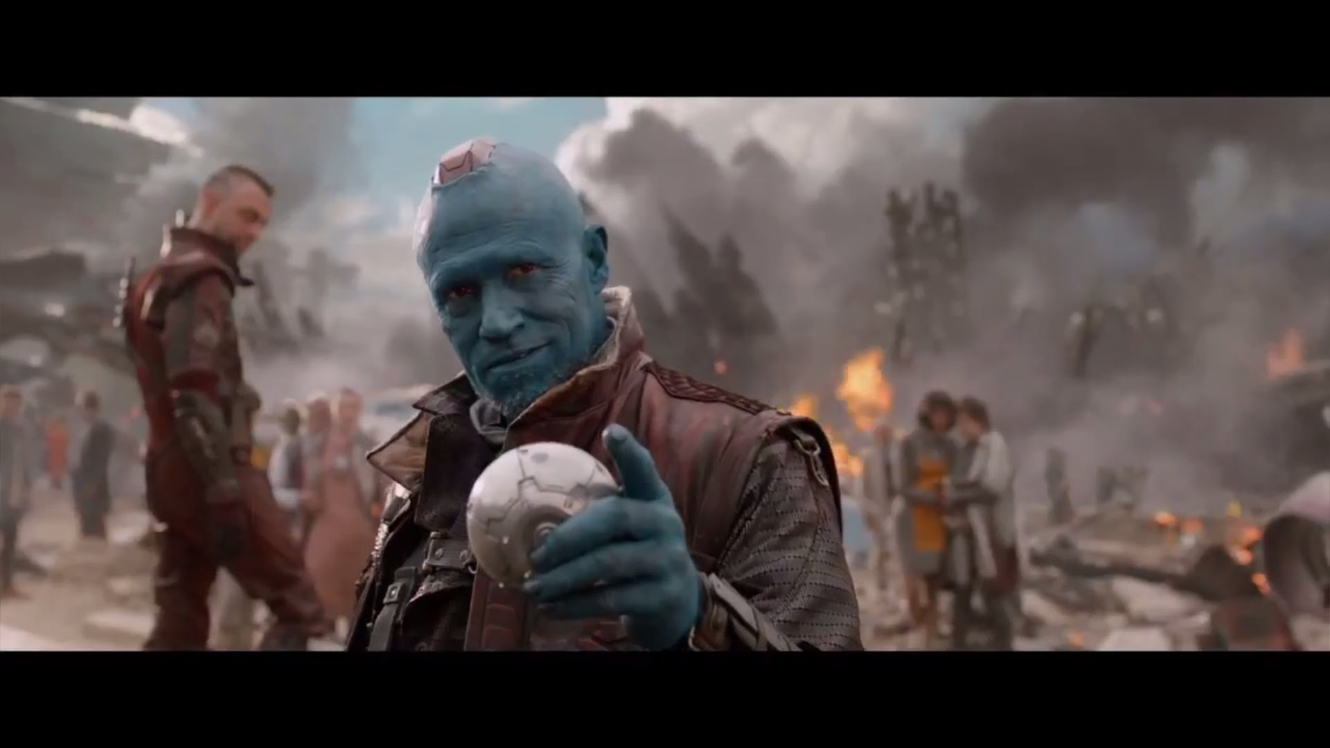 Yondu Udonta from Guardians of the Galaxy holding a Yaka Arrow HD Wallpaper