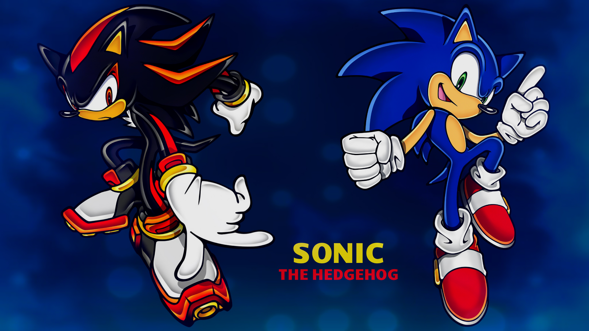 Shadow the Hedgehog and Sonic the Hedgehog HD Wallpaper