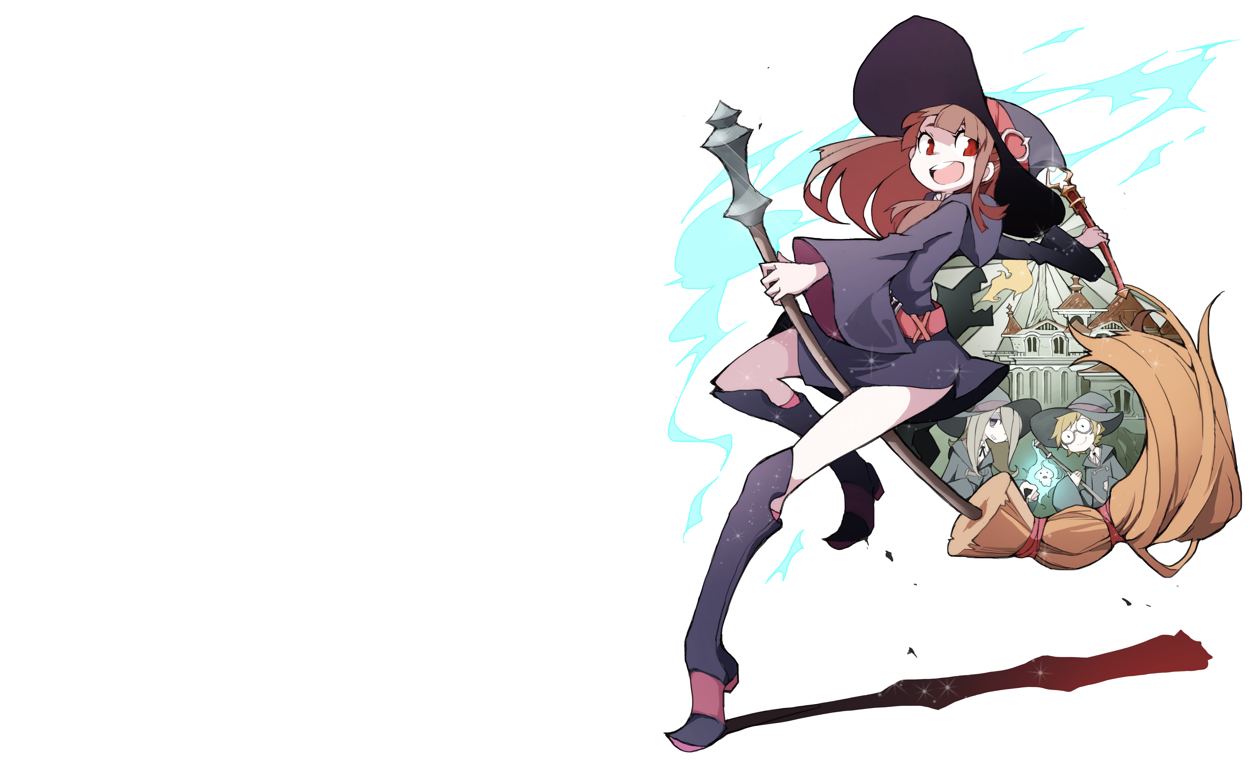 Atsuko Kagari from Little Witch Academia HD Wallpaper