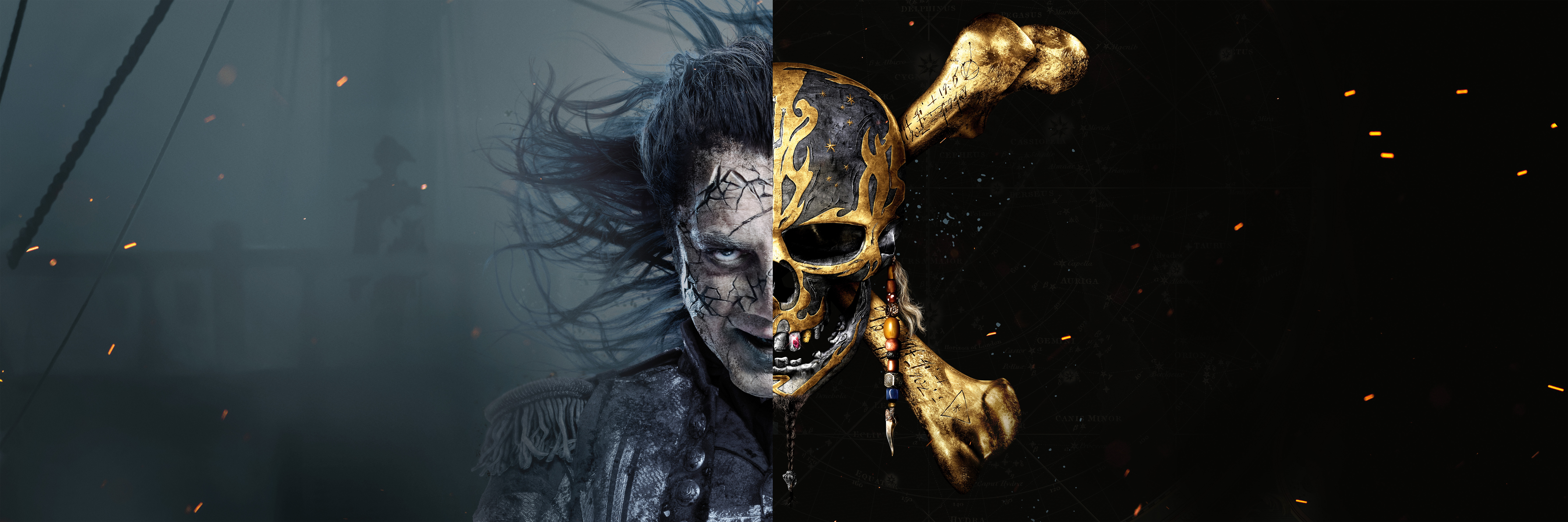 Captain Salazar from Pirates of the Caribbean HD Wallpaper