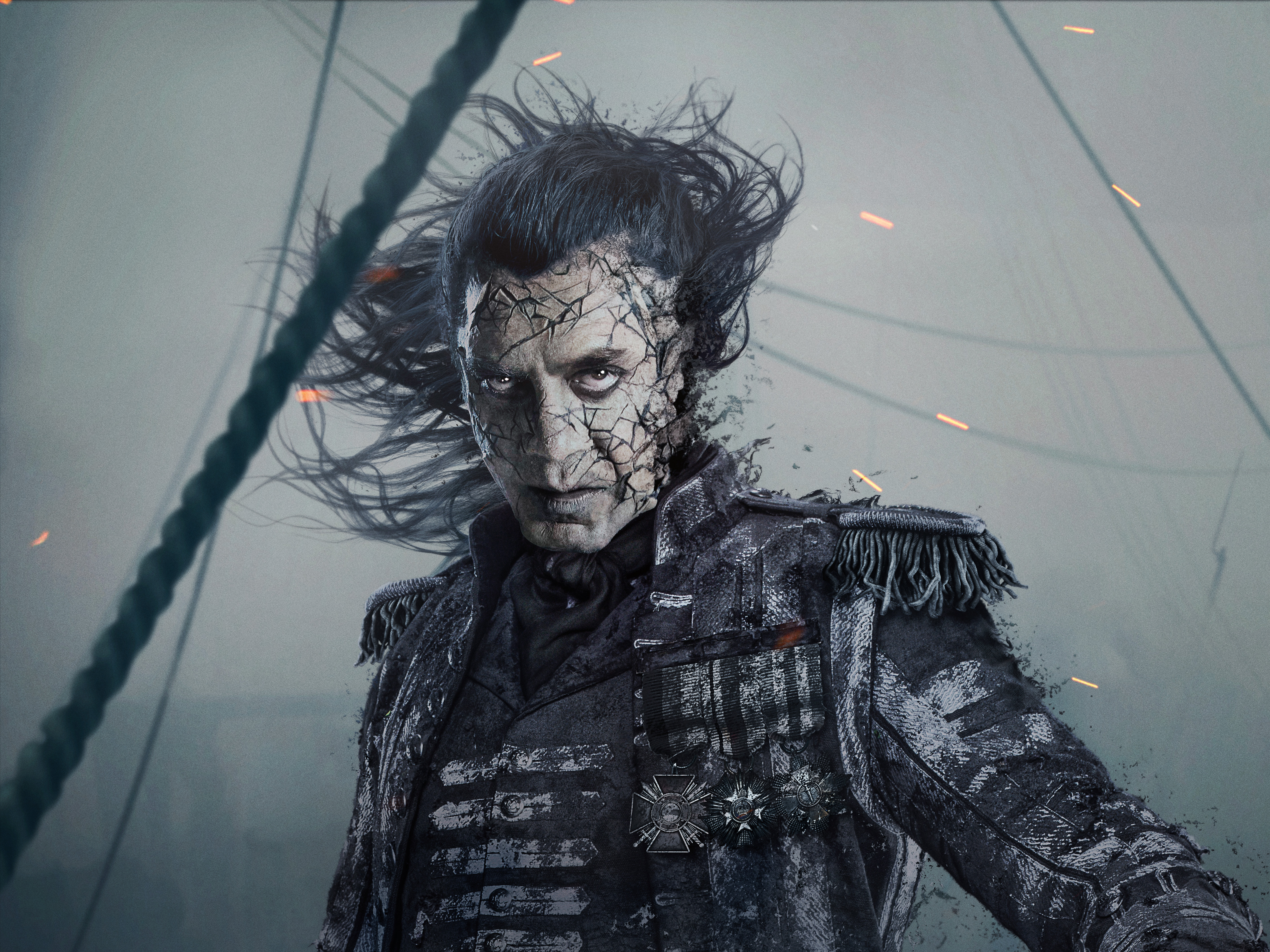 Captain Salazar from Pirates of the Caribbean HD Wallpaper