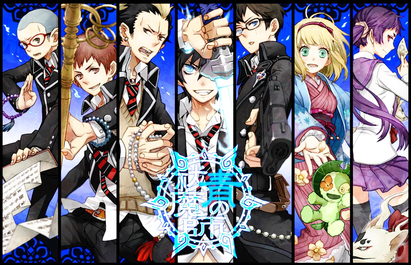 Characters from Blue Exorcist HD Wallpaper