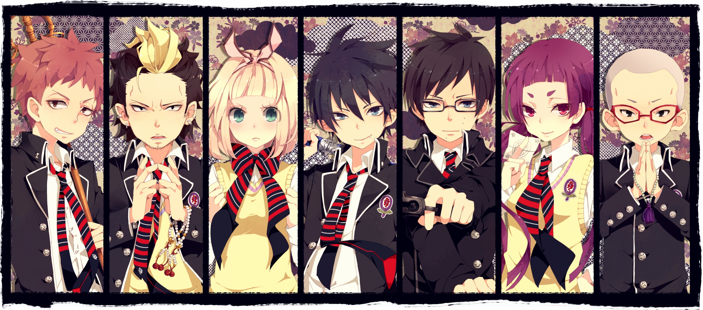 Blue Exorcist characters HD Wallpaper
