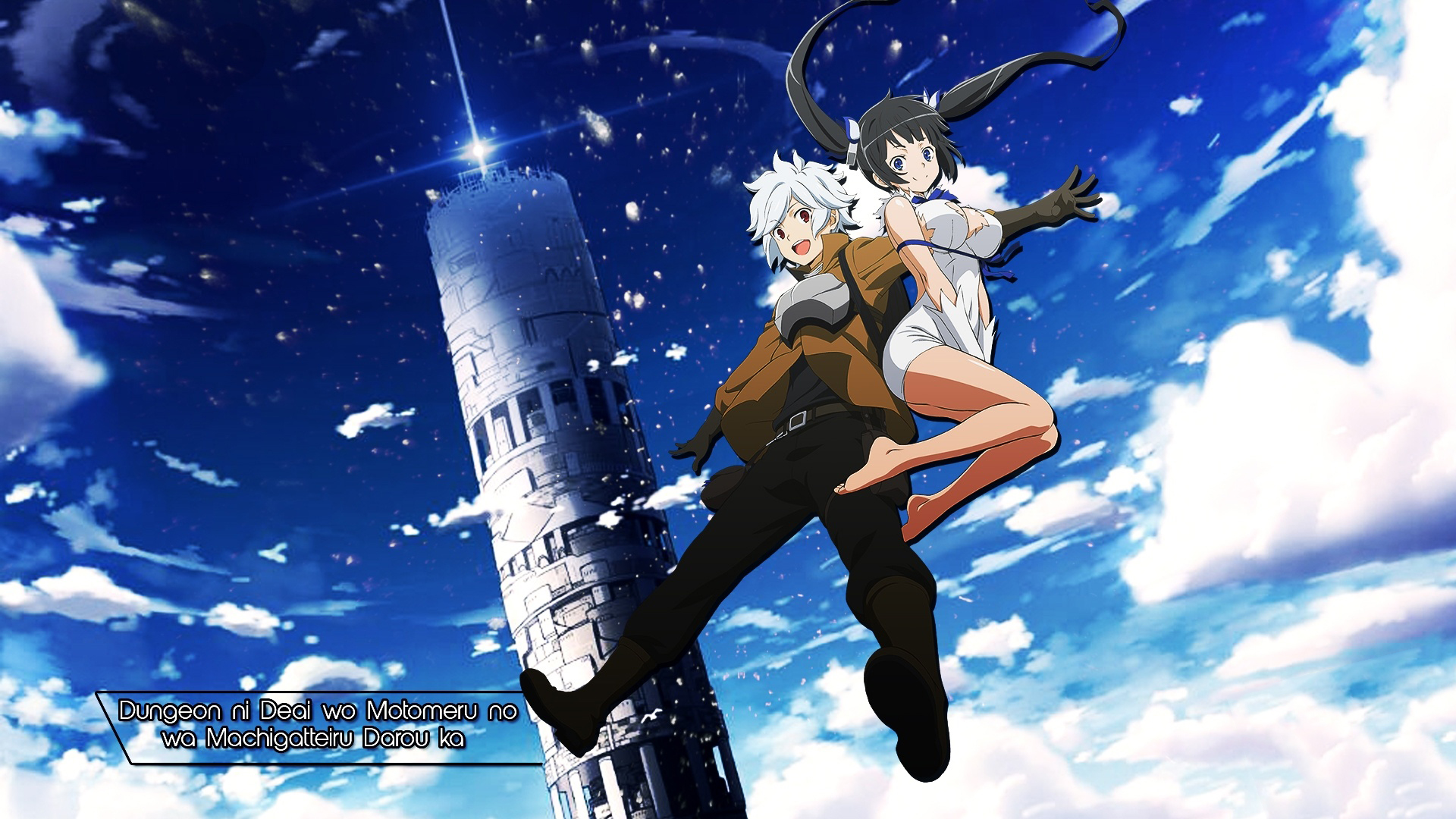 Bell Cranel and Hestia from DanMachi HD Wallpaper
