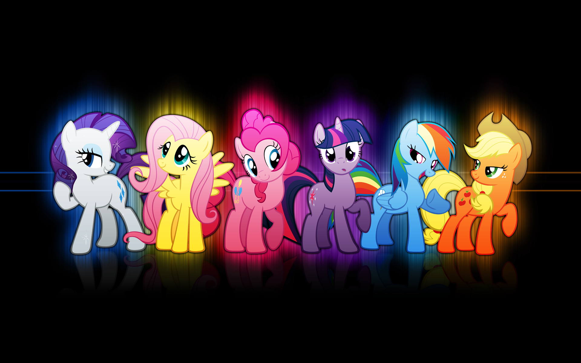 My Little Pony: Friendship Is Magic characters HD Wallpaper