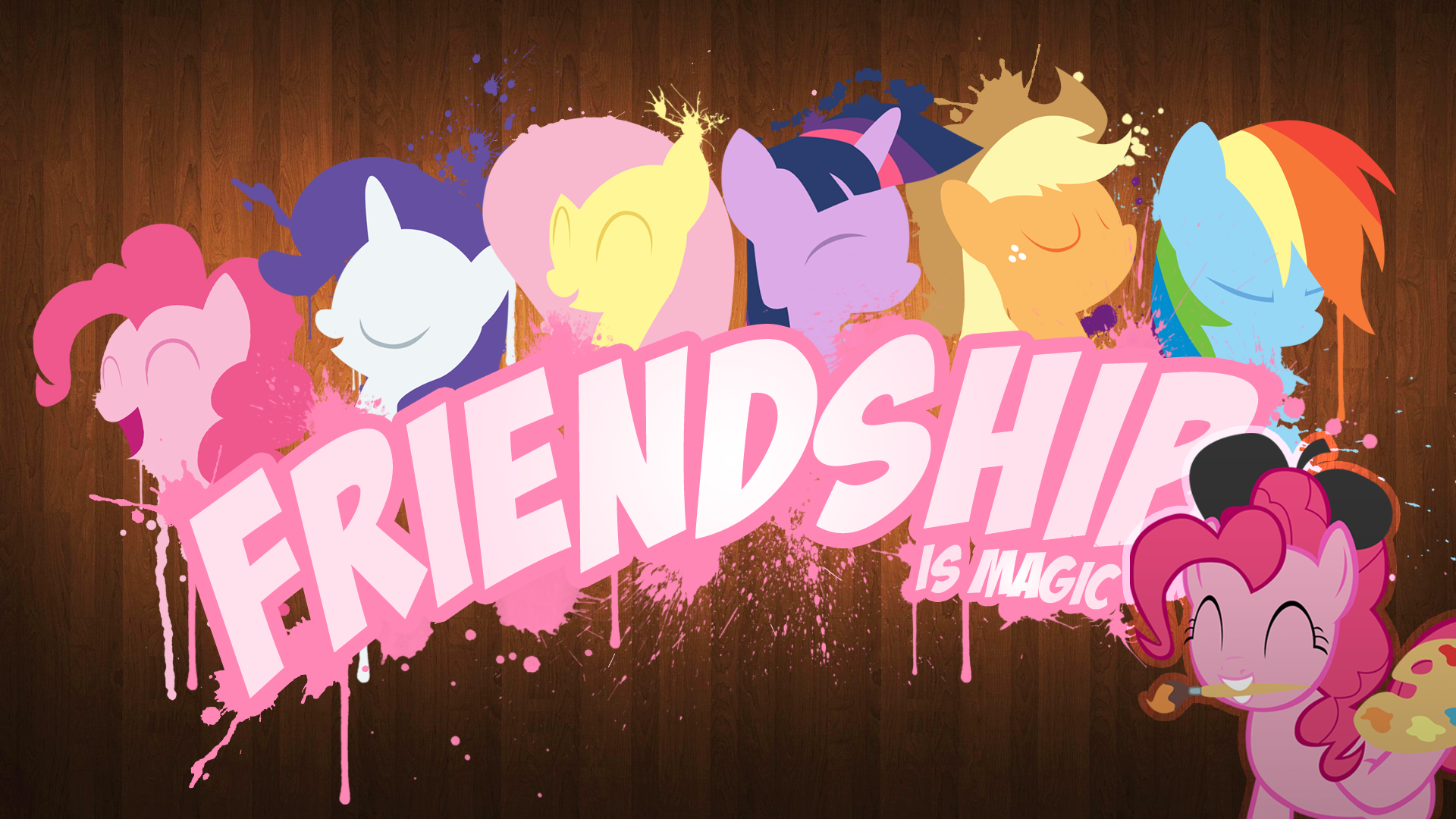 My Little Pony: Friendship is Magic characters HD Wallpaper