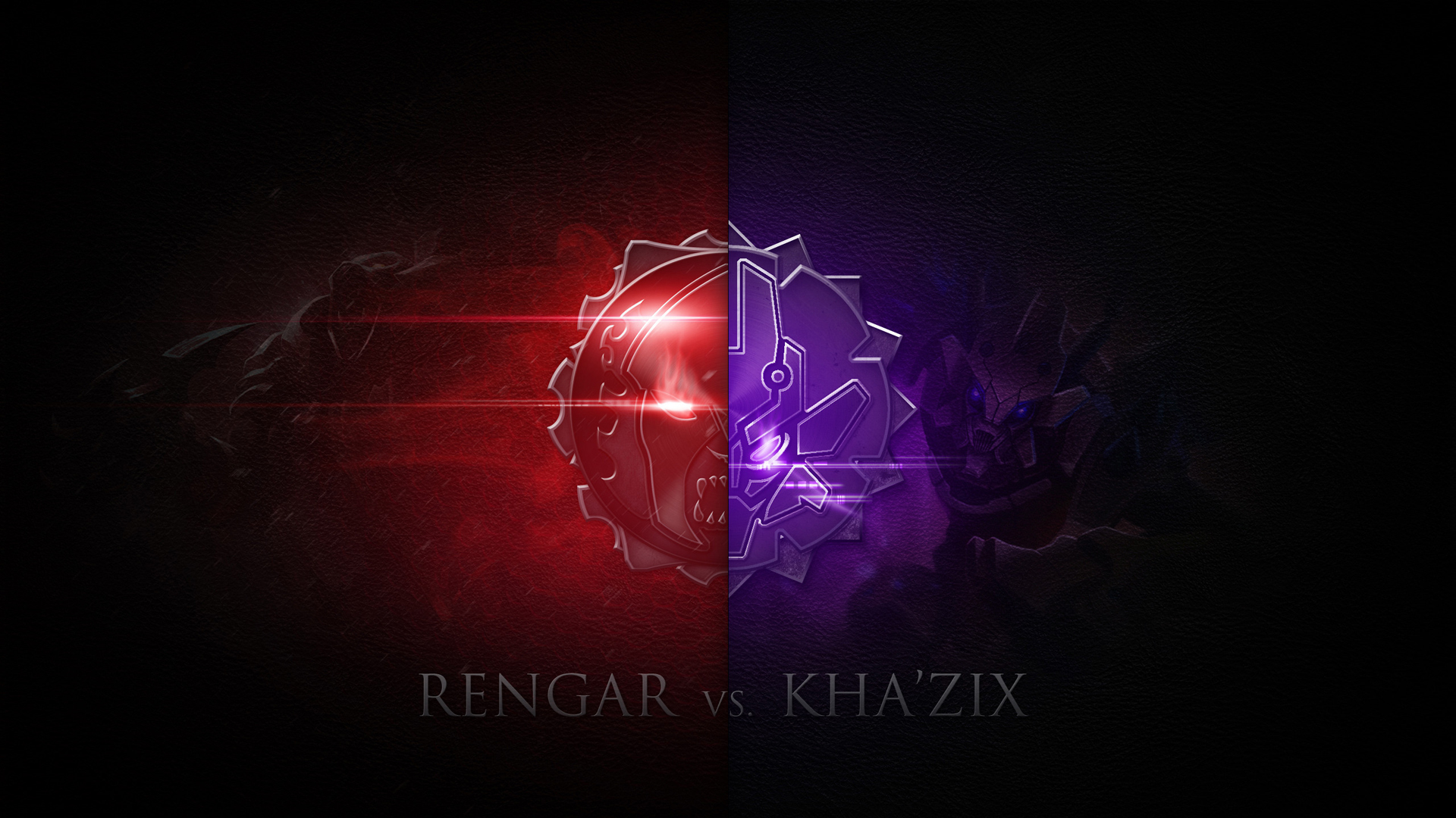 Rengar vs. Kha'Zix from League of Legends HD Wallpaper