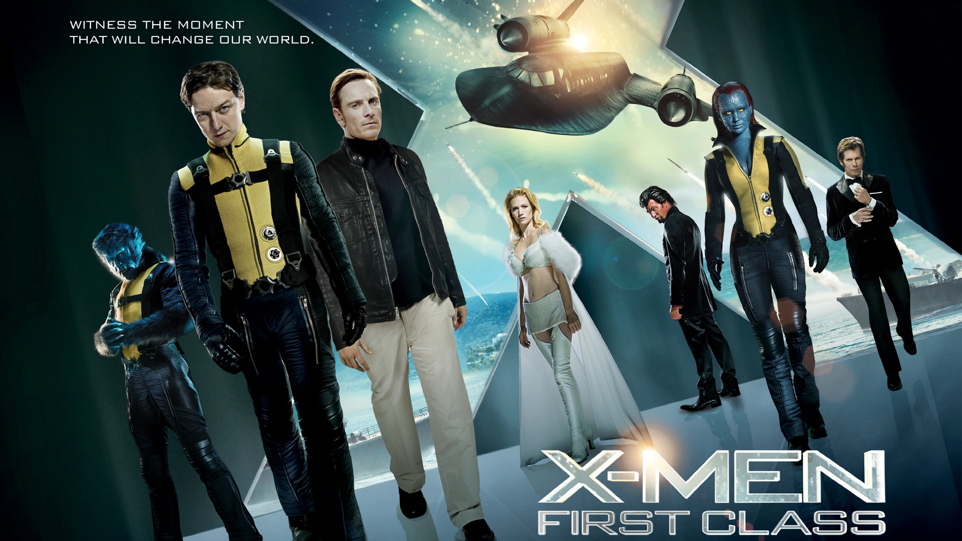 X-Men: First Class characters with Beast HD Wallpaper