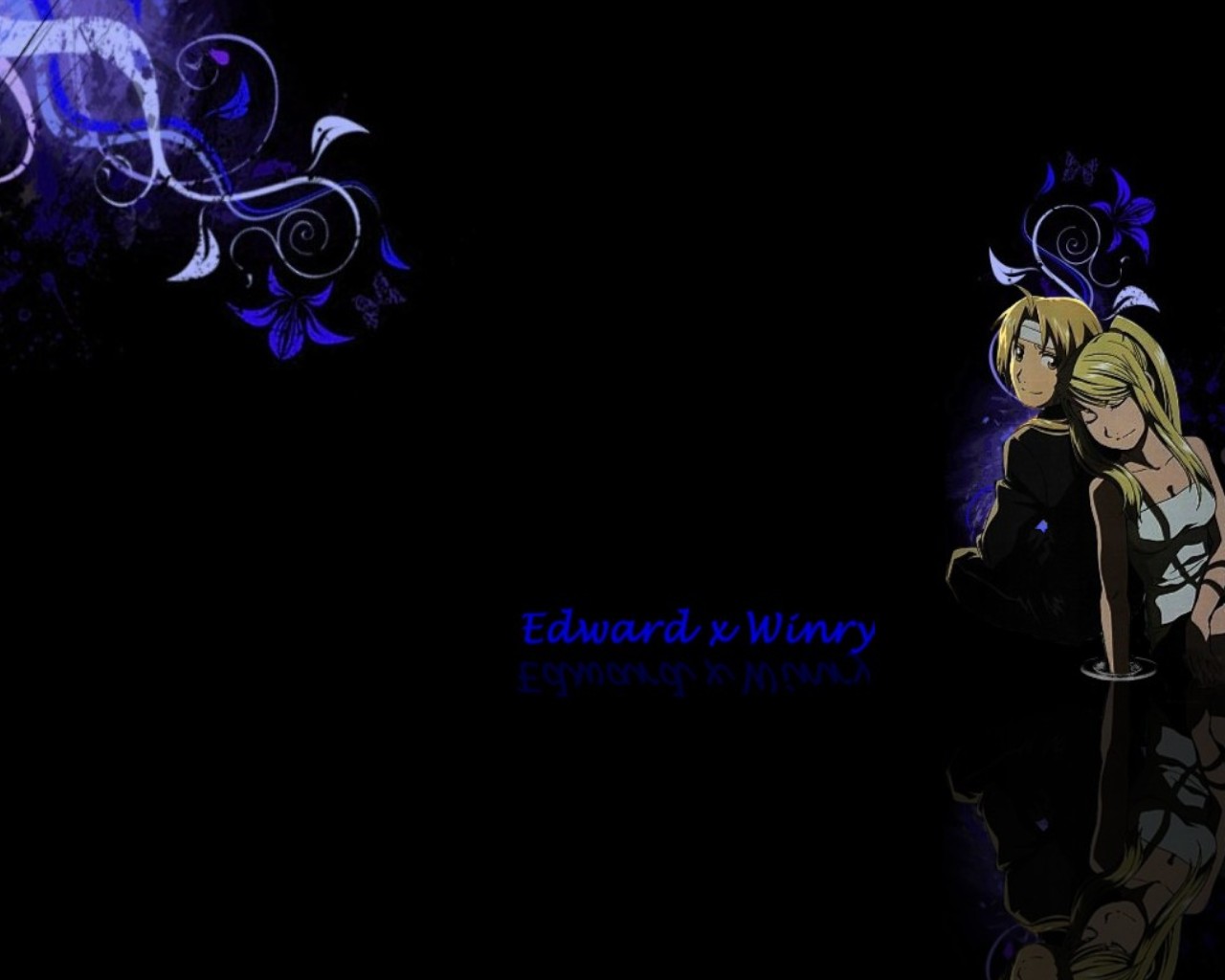 Edward and Winry from Fullmetal Alchemist HD Wallpaper