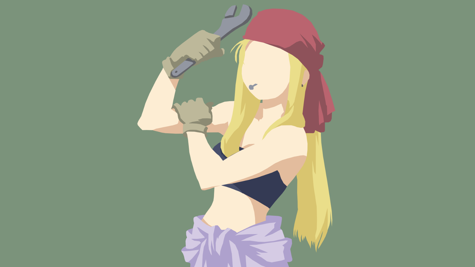 Winry Rockbell from Fullmetal Alchemist HD Wallpaper