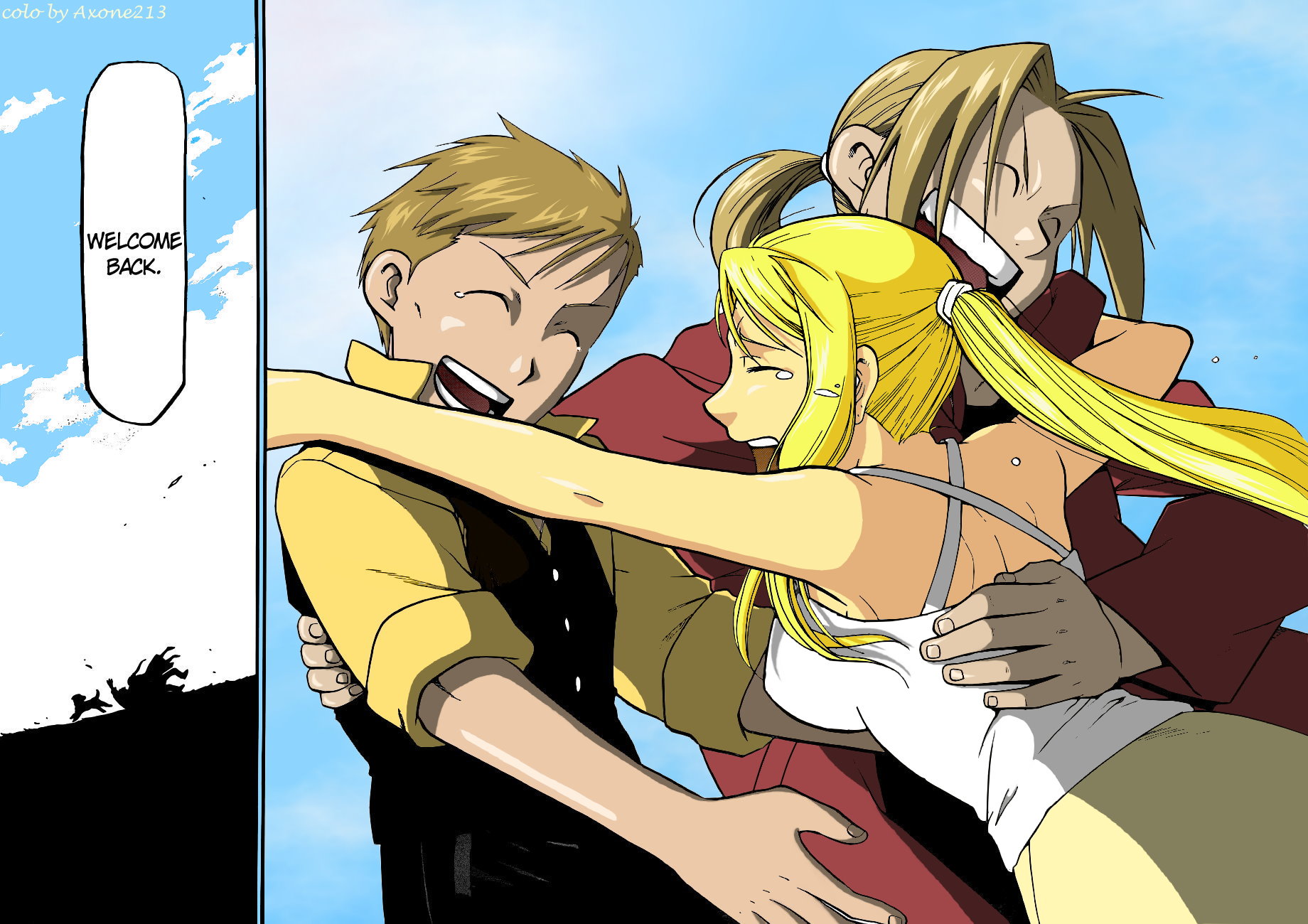 Winry Rockbell and others from Fullmetal Alchemist HD Wallpaper