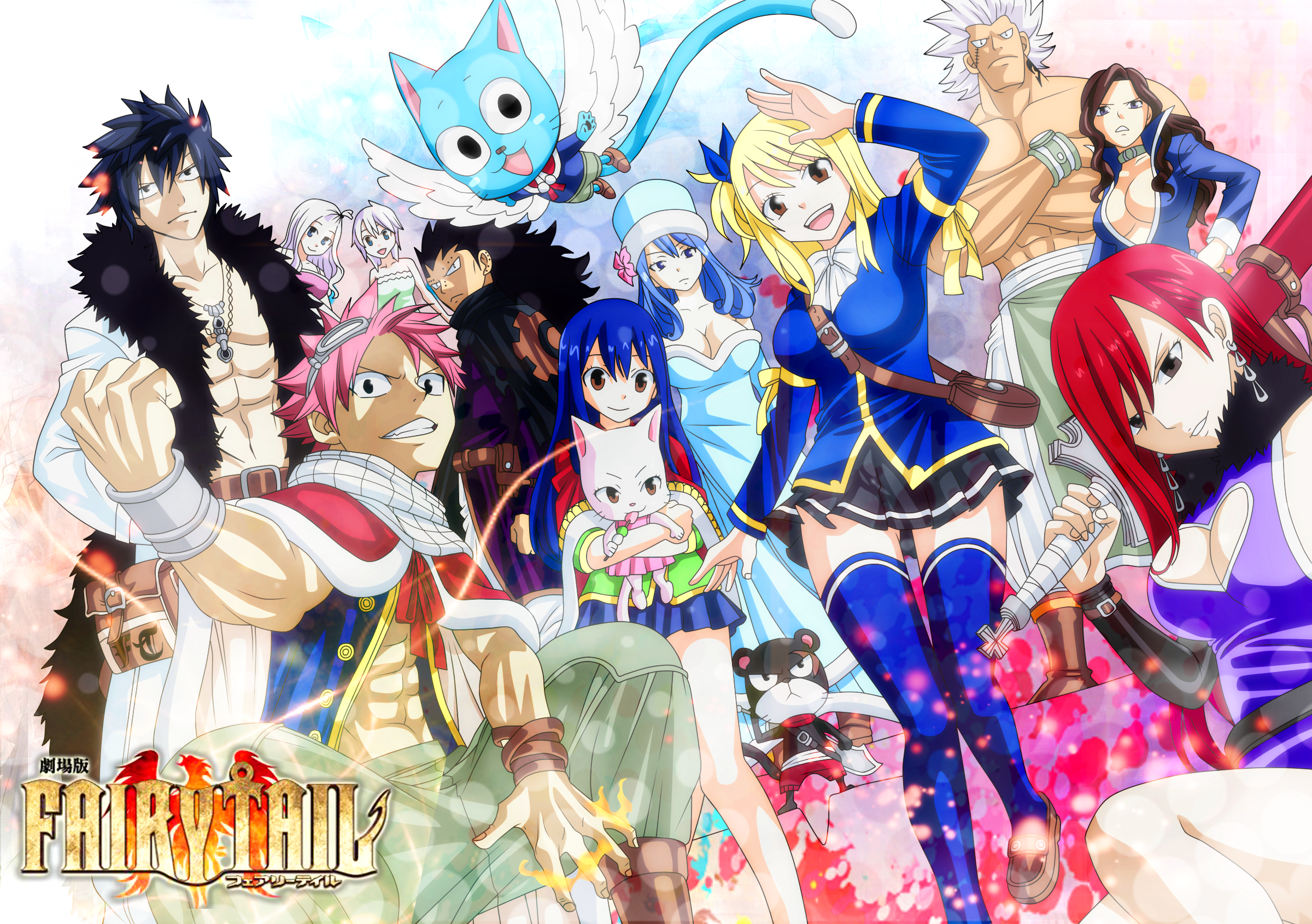 Fairy Tail characters group HD Wallpaper