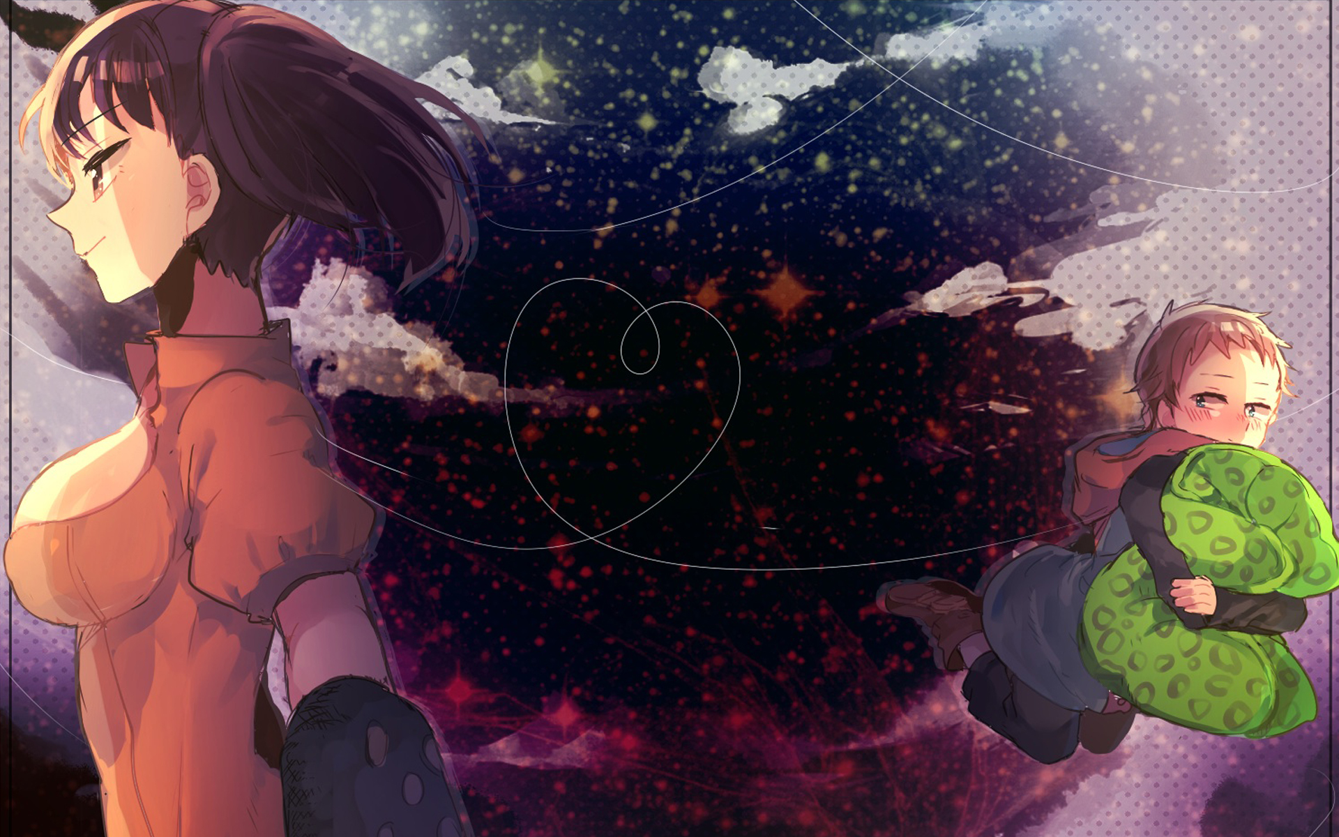 Diane and King from The Seven Deadly Sins HD Wallpaper
