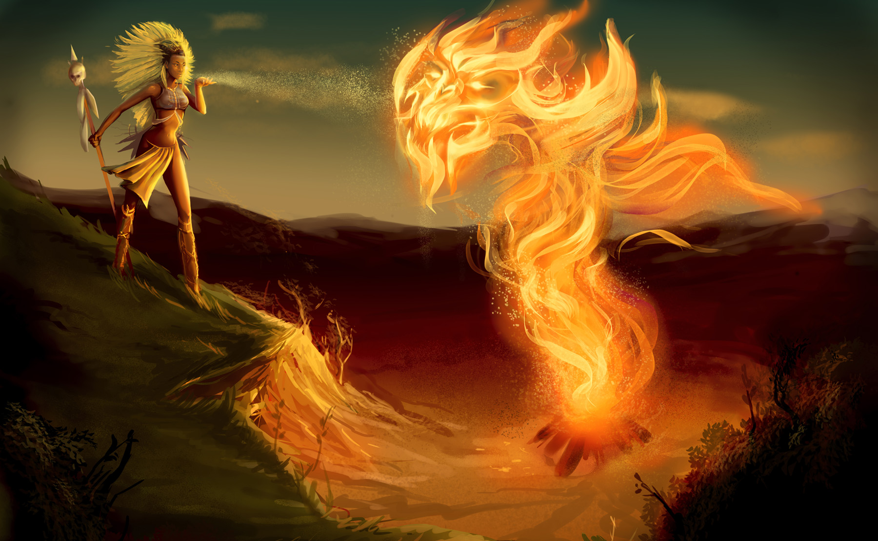 Witch Doctor from Diablo III HD Wallpaper