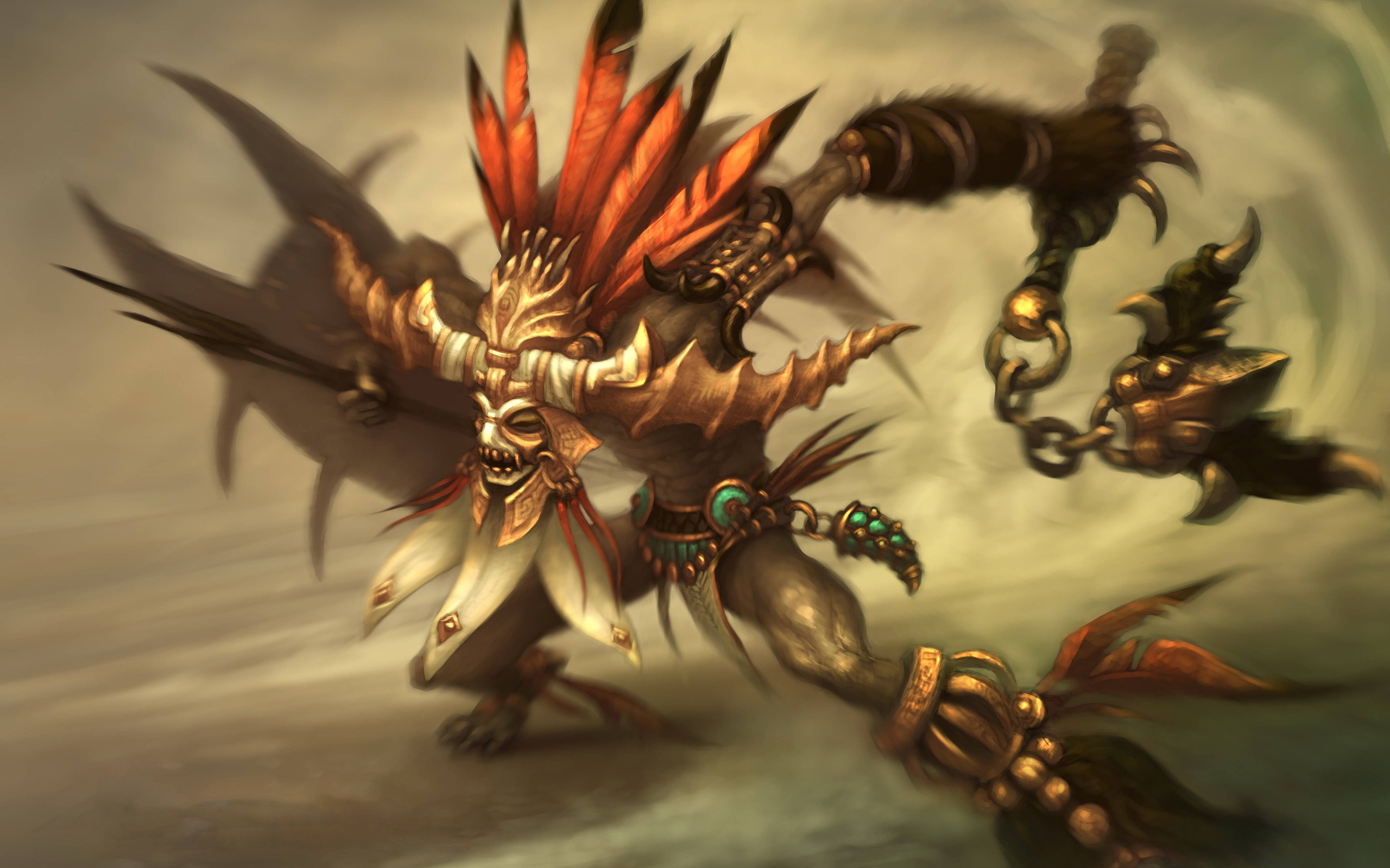 Witch Doctor from Diablo III HD Wallpaper