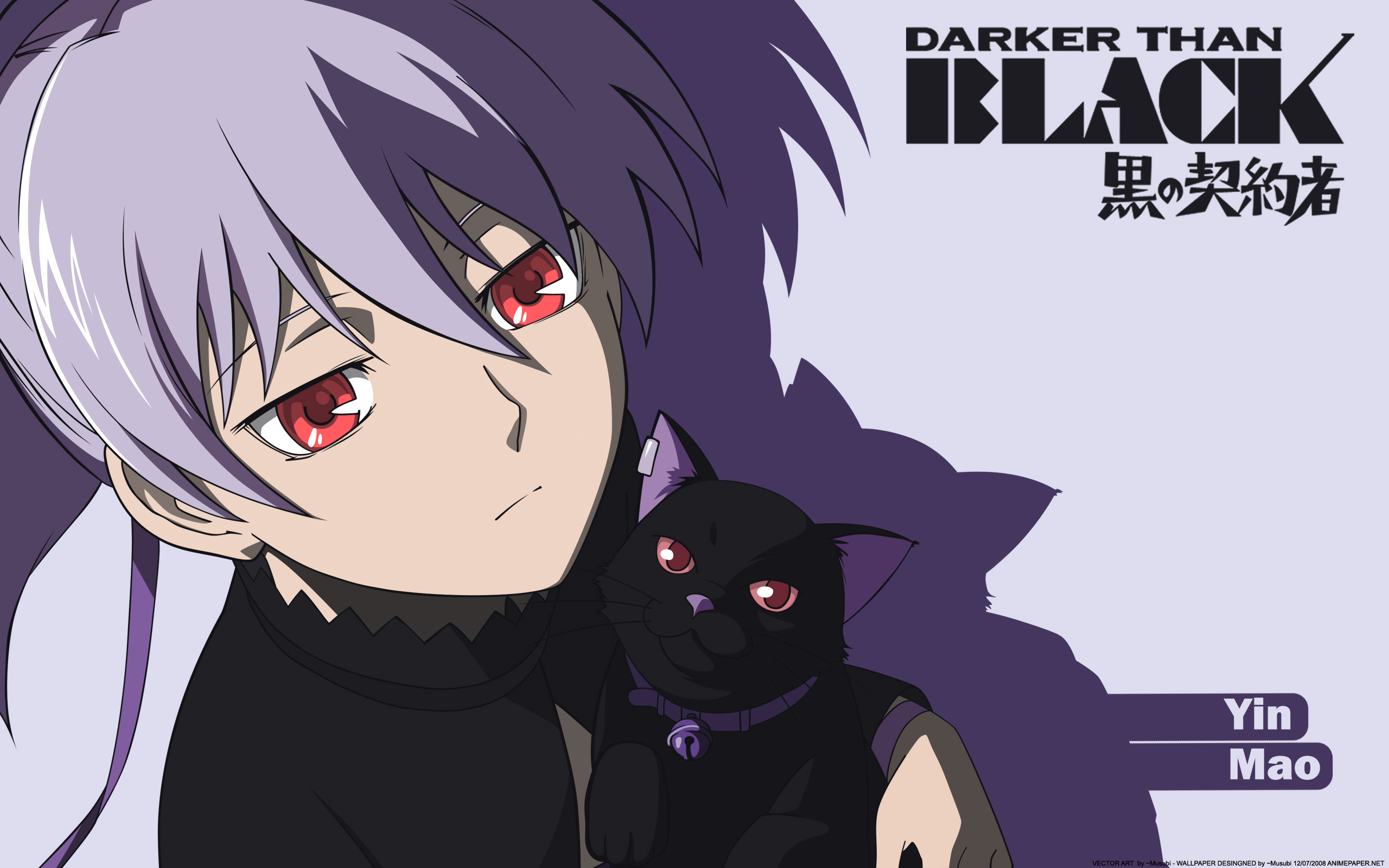 Yin and Mao from Darker Than Black HD Wallpaper