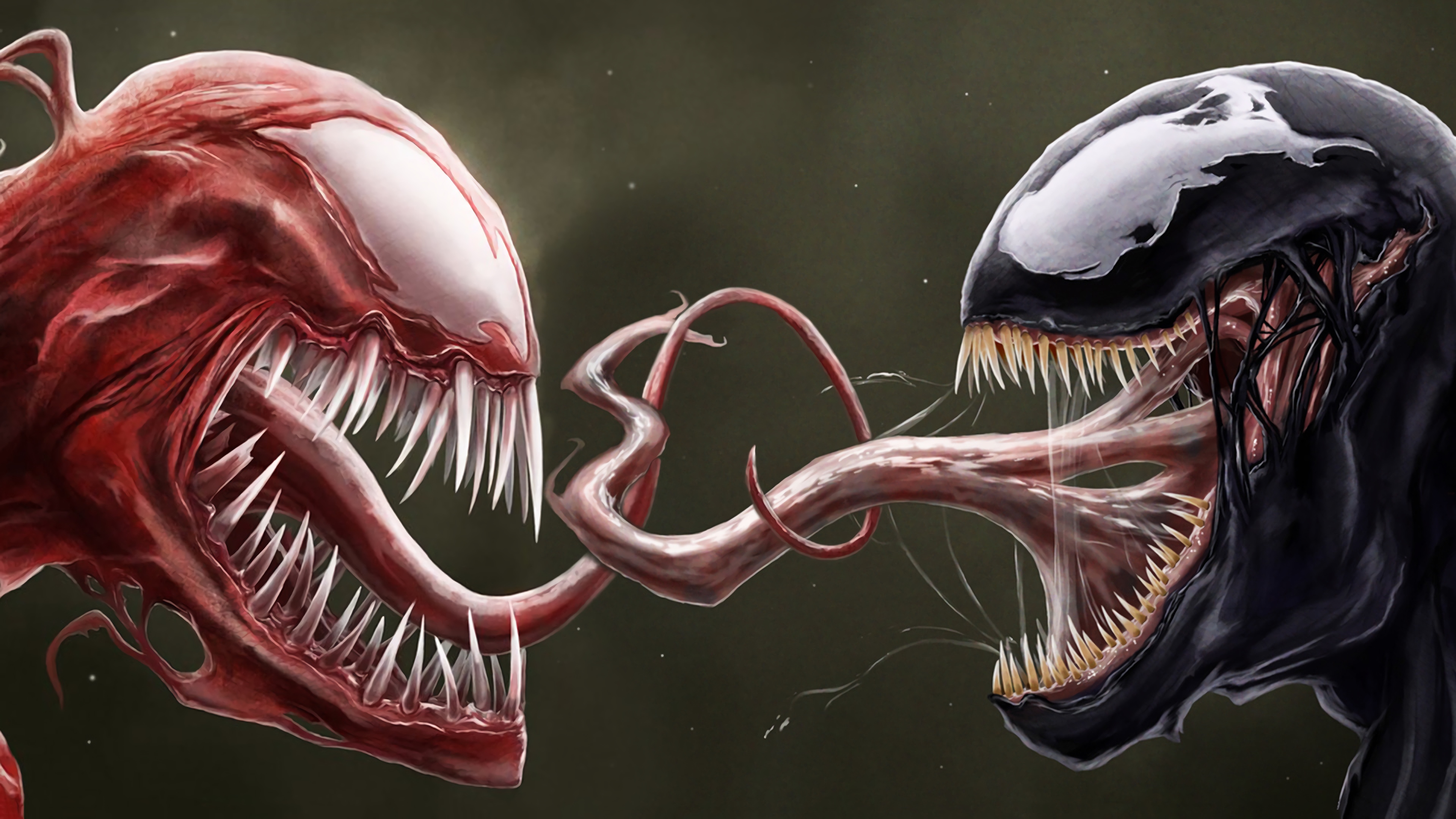 Carnage and Venom from Marvel Comics HD Wallpaper