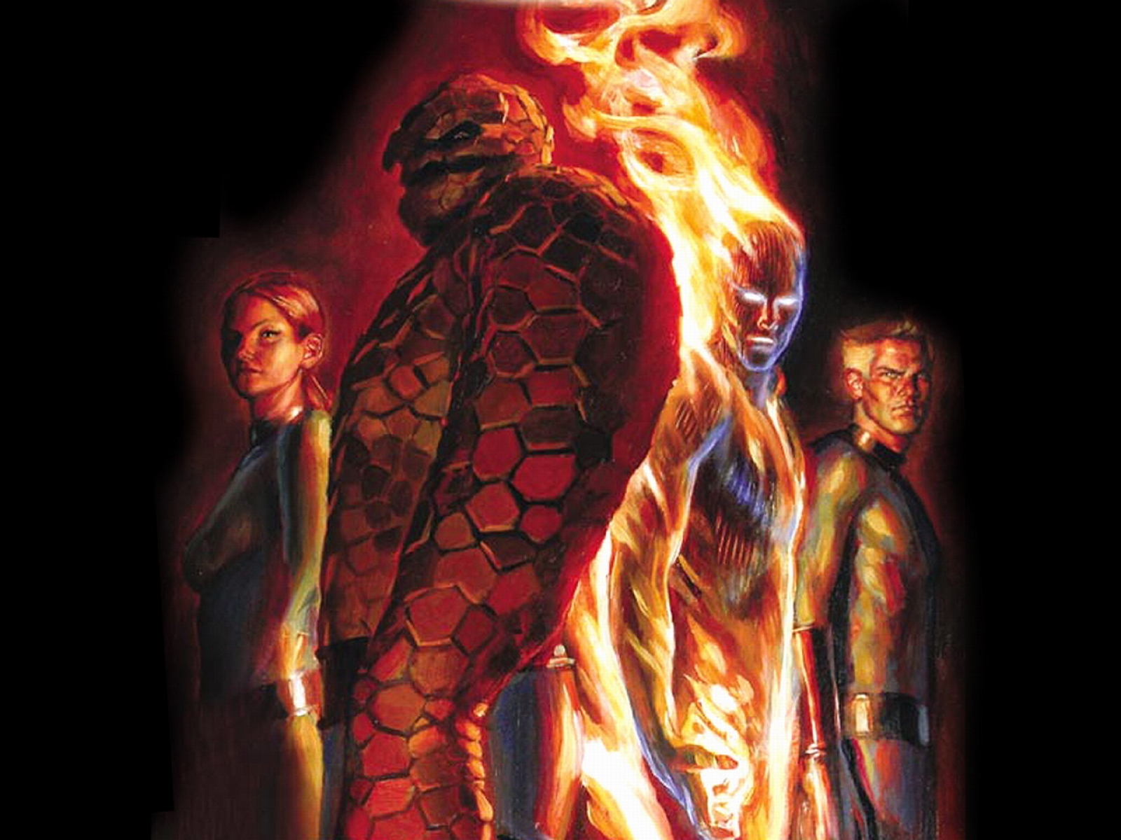 The Fantastic Four from Marvel Comics HD Wallpaper