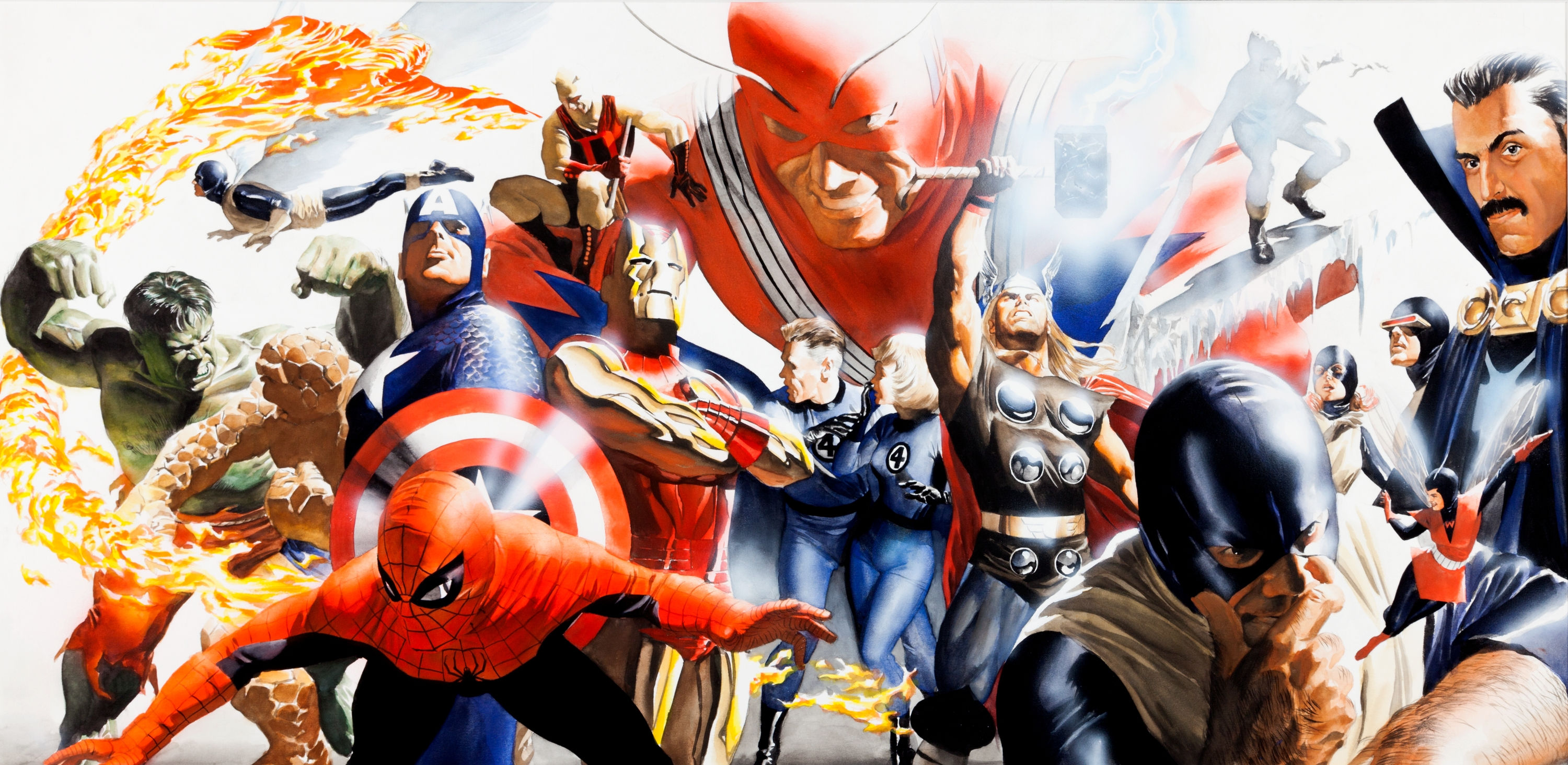 Marvel Superheroes from Marvel Comics HD Wallpaper