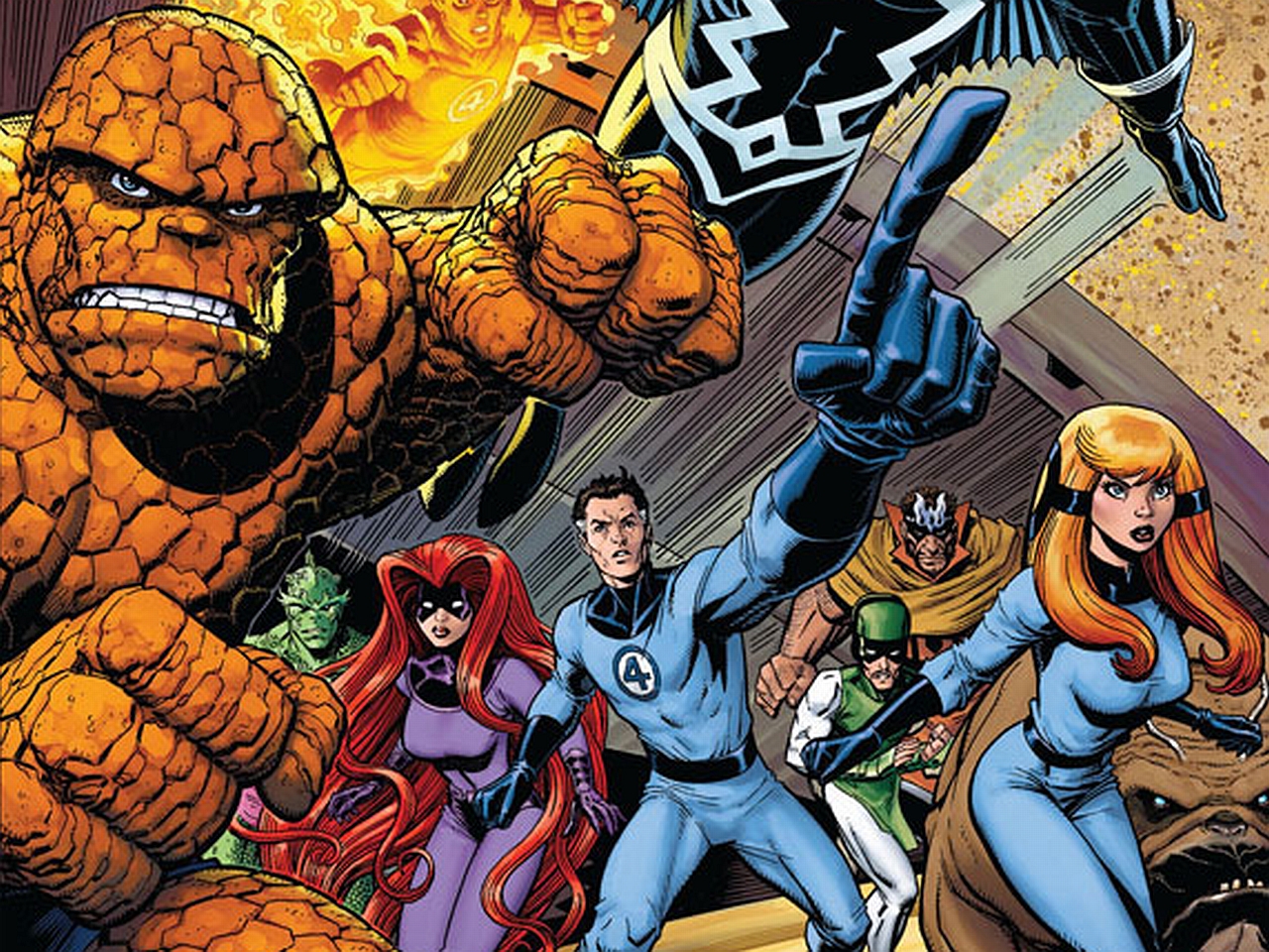 Fantastic Four and allies HD Wallpaper