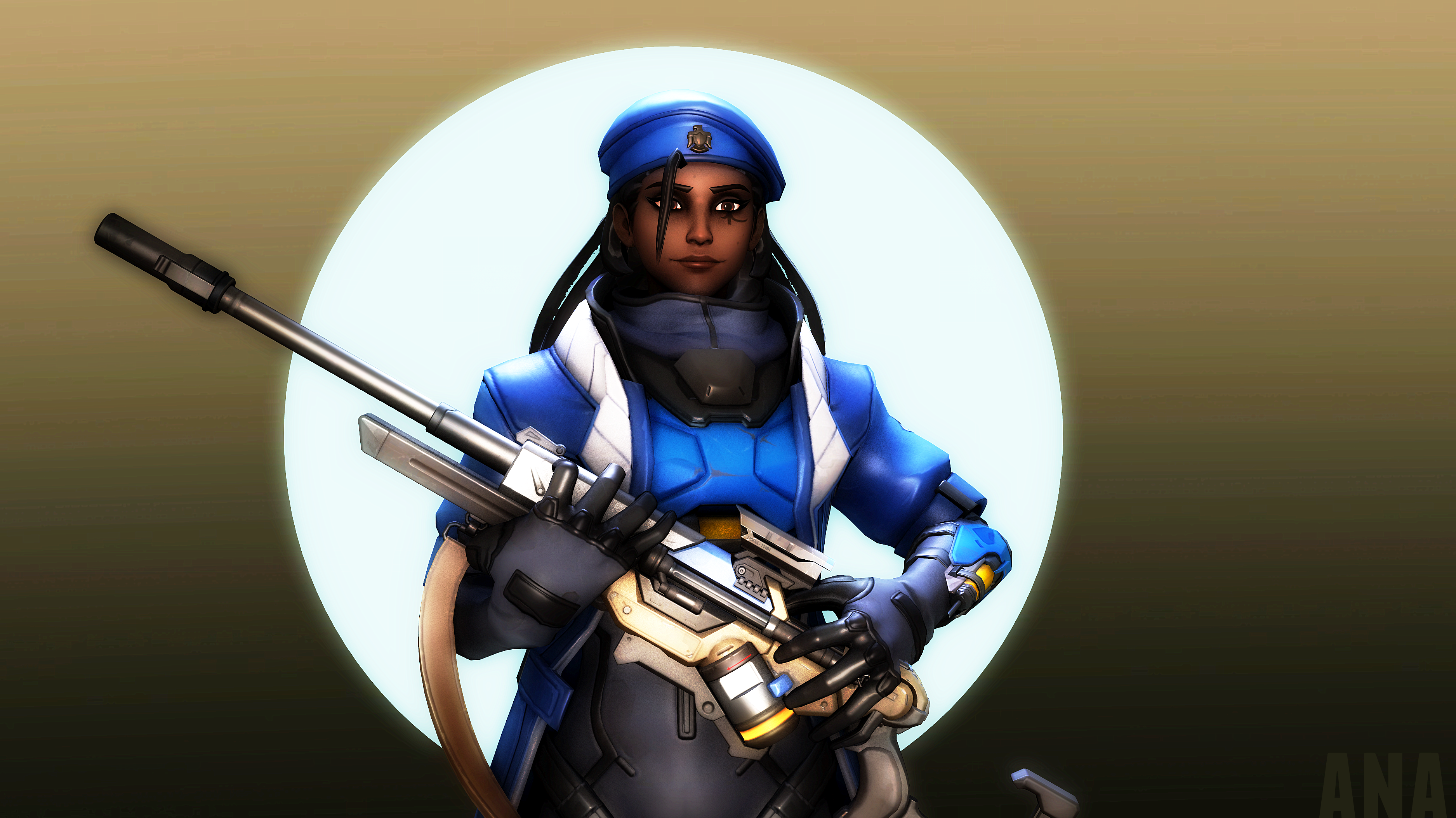 Ana from Overwatch HD Wallpaper