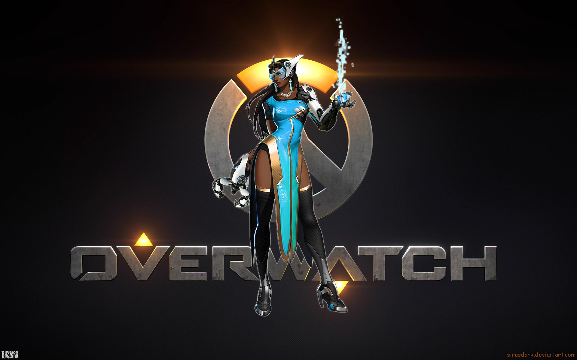 Symmetra from Overwatch HD Wallpaper