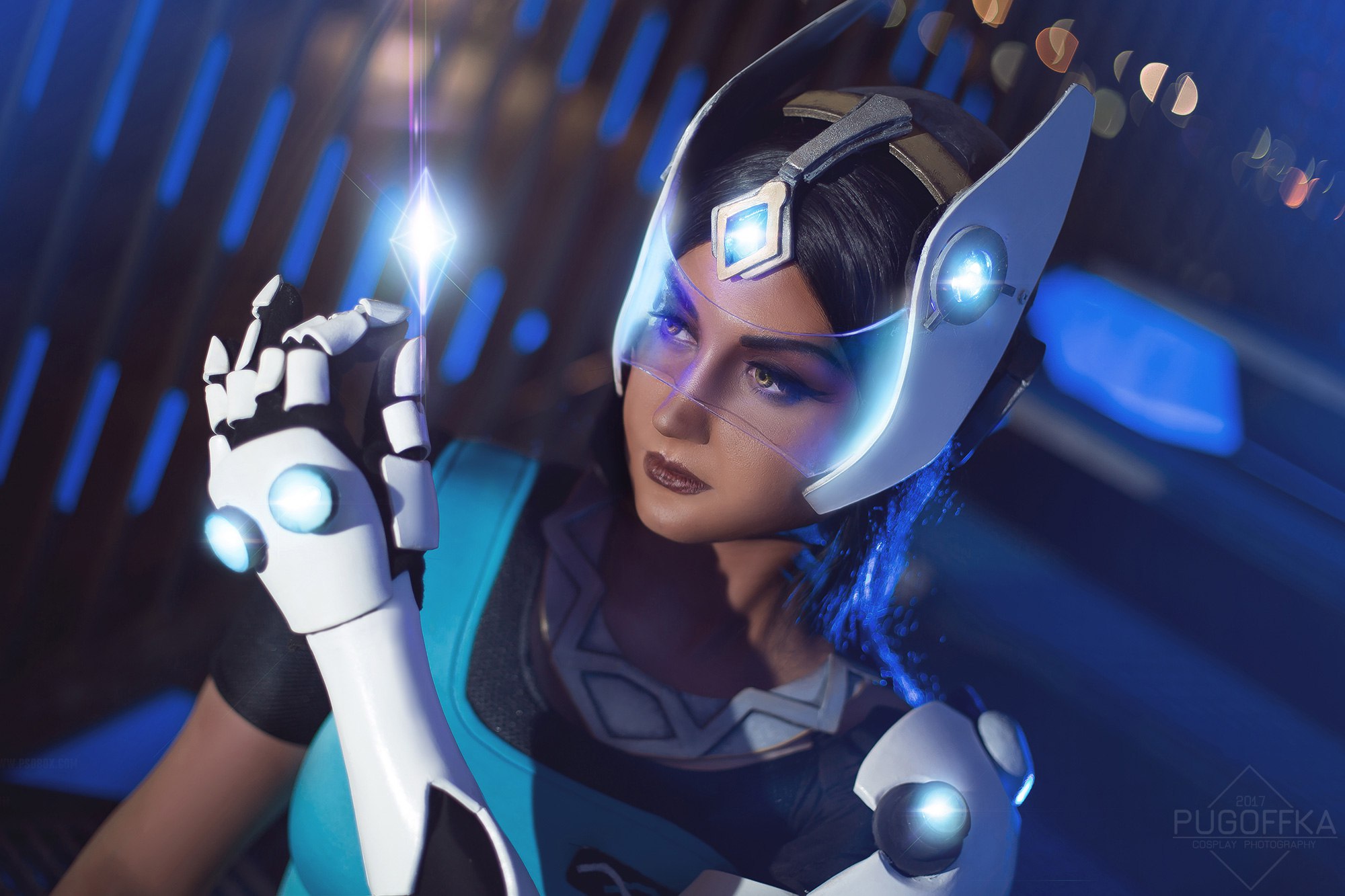 Symmetra from Overwatch cosplay HD Wallpaper
