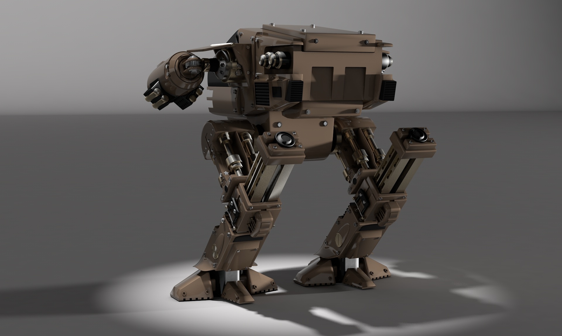 Mech walker robot HD Wallpaper