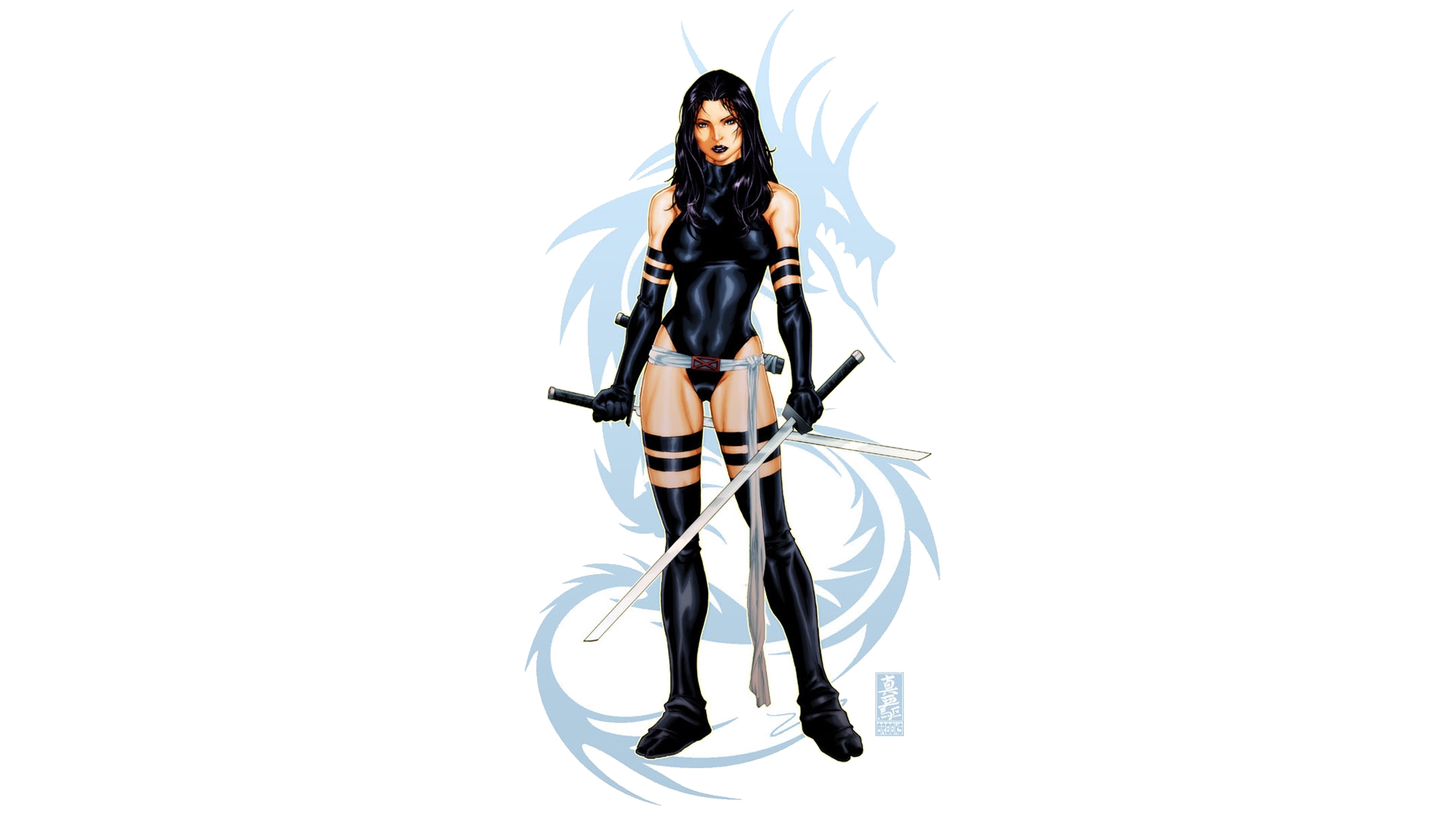 Psylocke from Marvel Comics HD Wallpaper