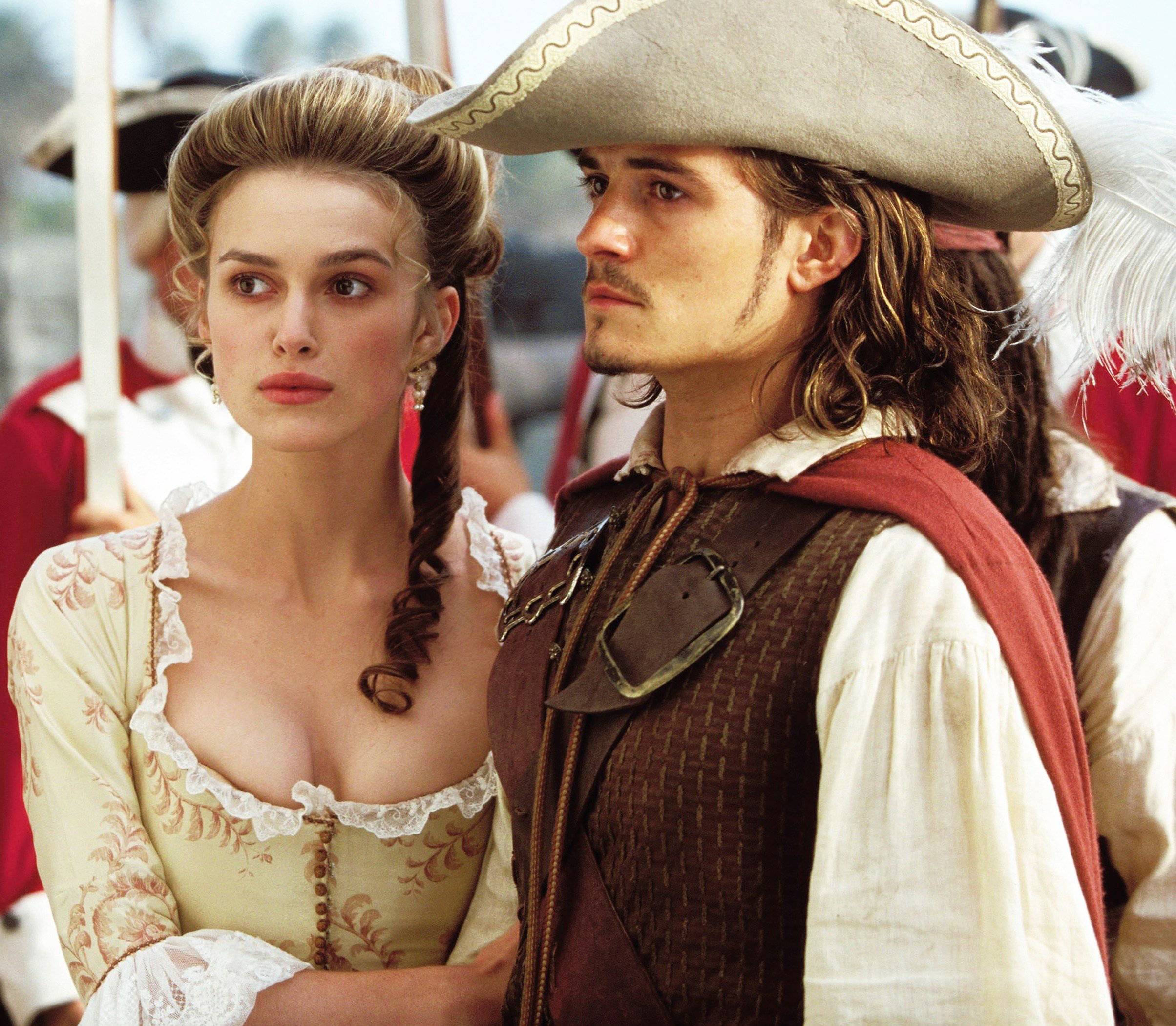 Elizabeth Swann and Will Turner from Pirates of the Caribbean HD Wallpaper