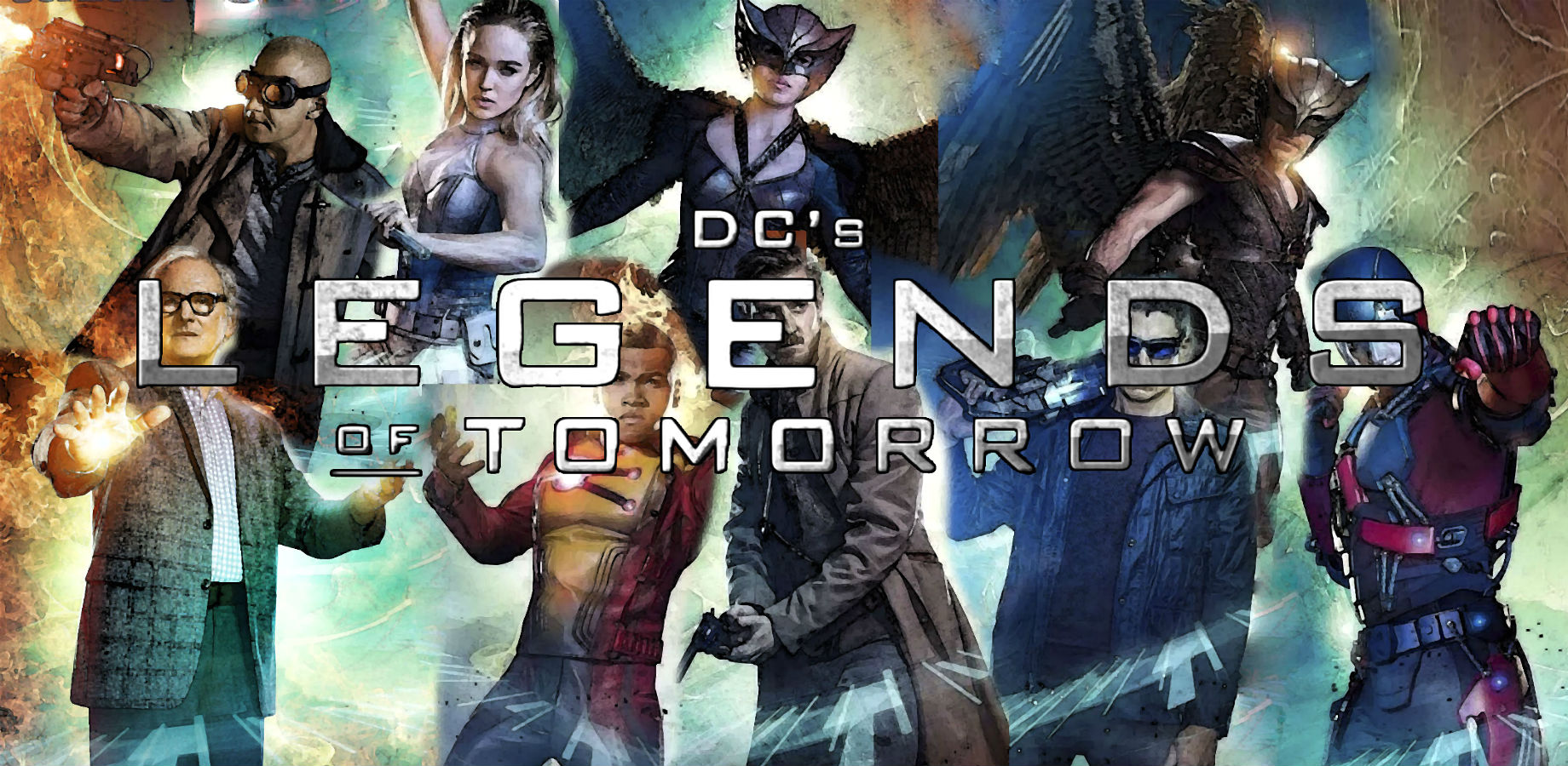 DC's Legends of Tomorrow characters HD Wallpaper