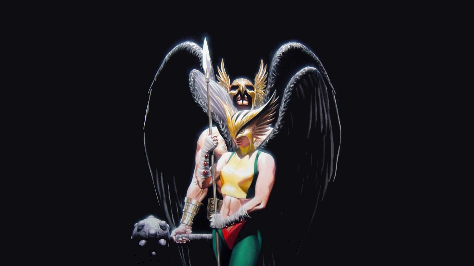 Hawkman and Hawkgirl from DC Comics HD Wallpaper