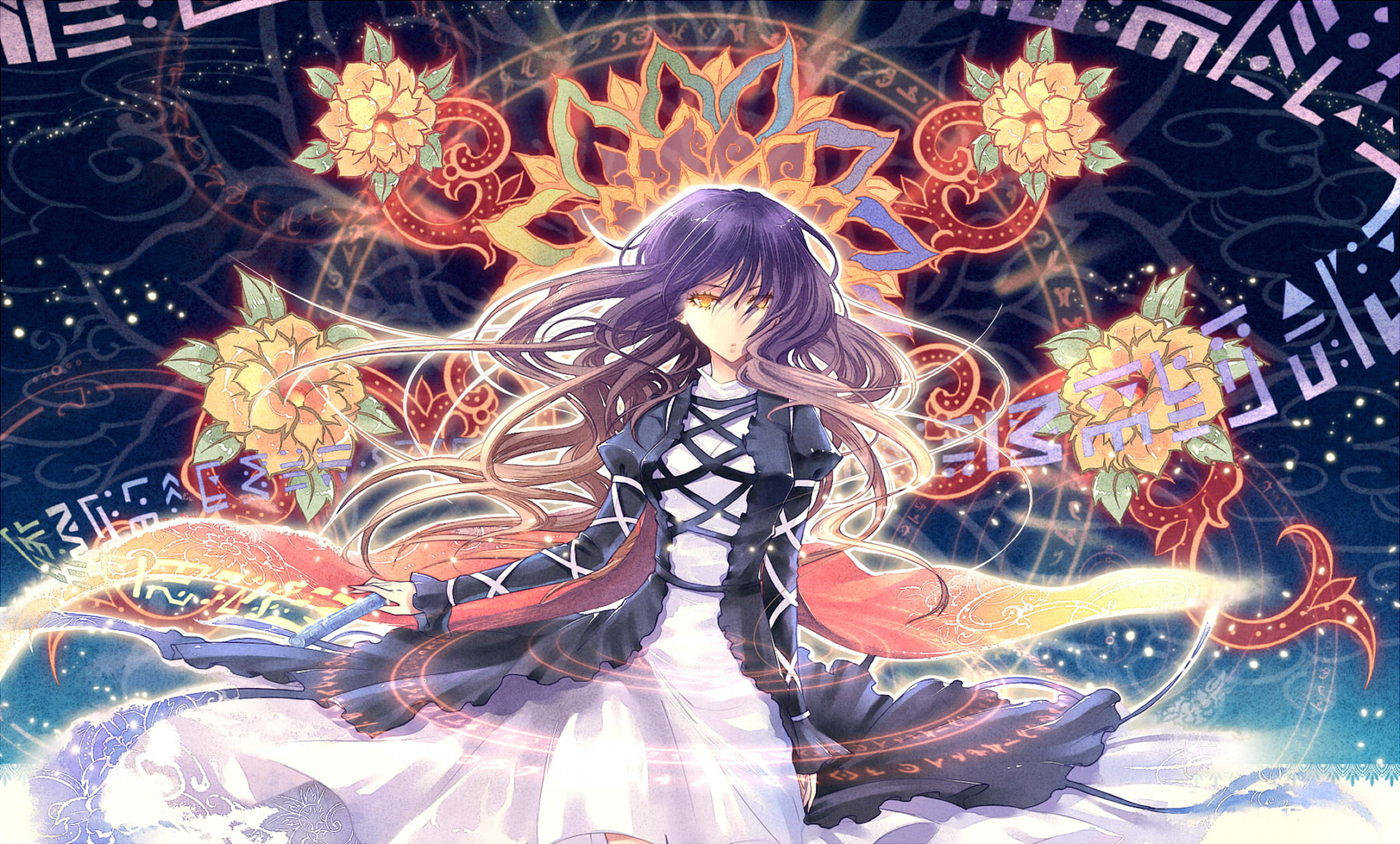 Byakuren Hijiri from Touhou Project HD Wallpaper