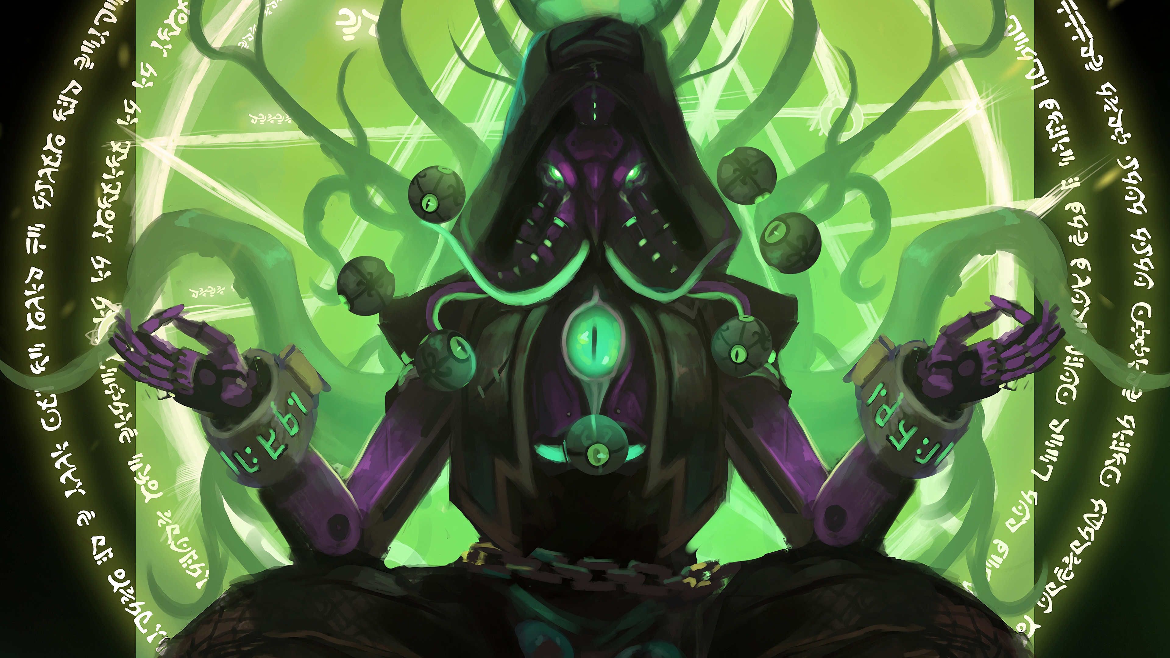 Zenyatta from Overwatch HD Wallpaper