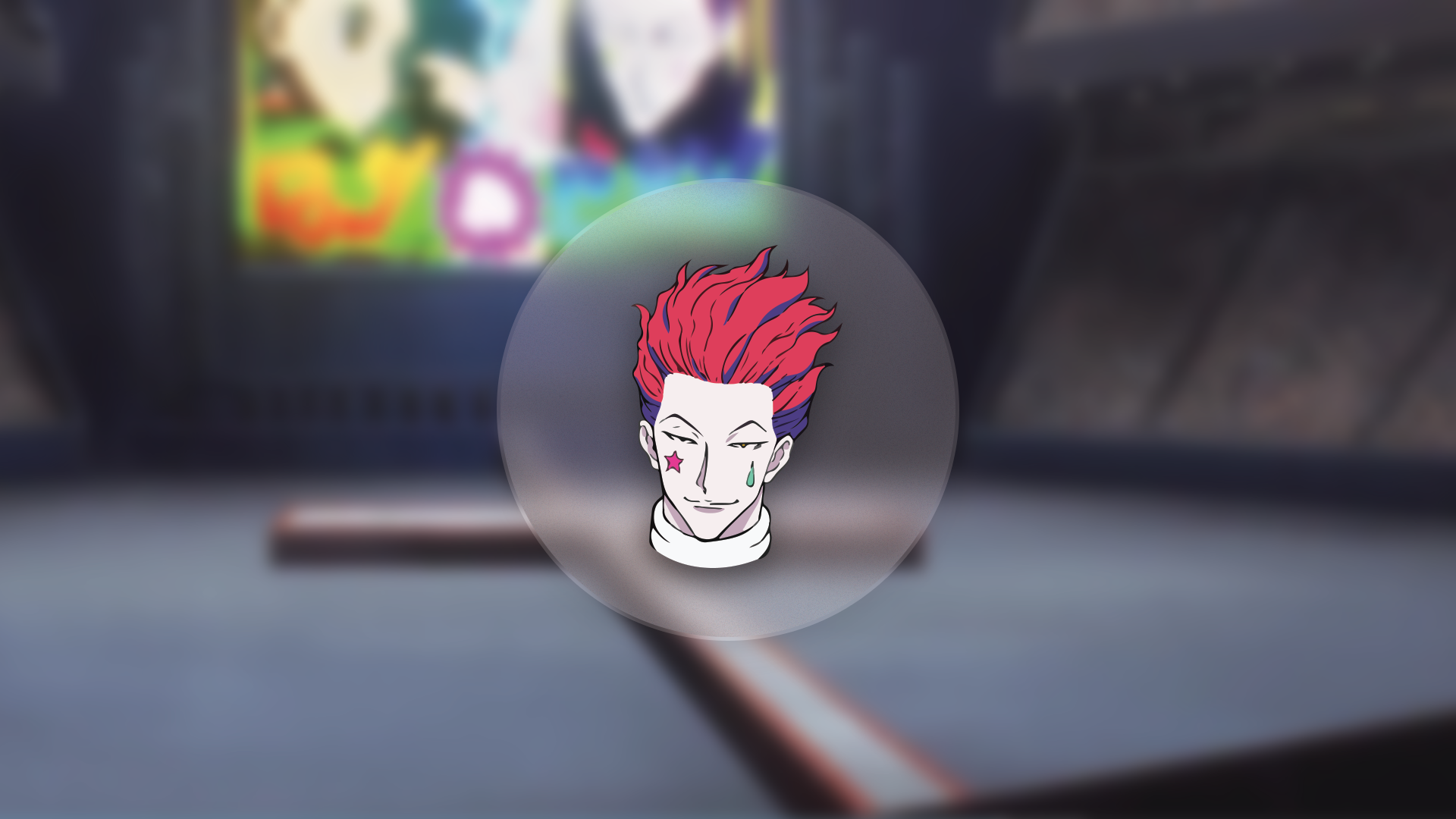 Hisoka from Hunter x Hunter in a bubble HD Wallpaper