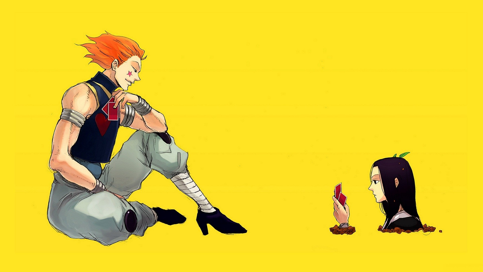 Hisoka from Hunter x Hunter with another character HD Wallpaper