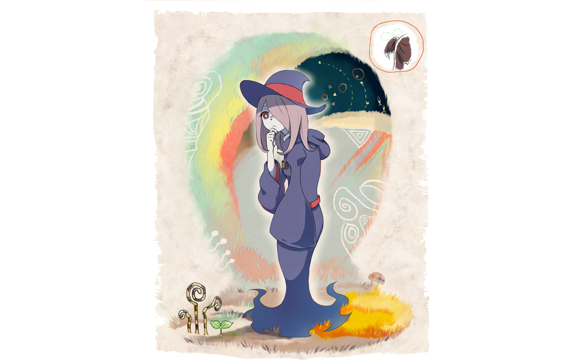Sucy Manbavaran from Little Witch Academia HD Wallpaper