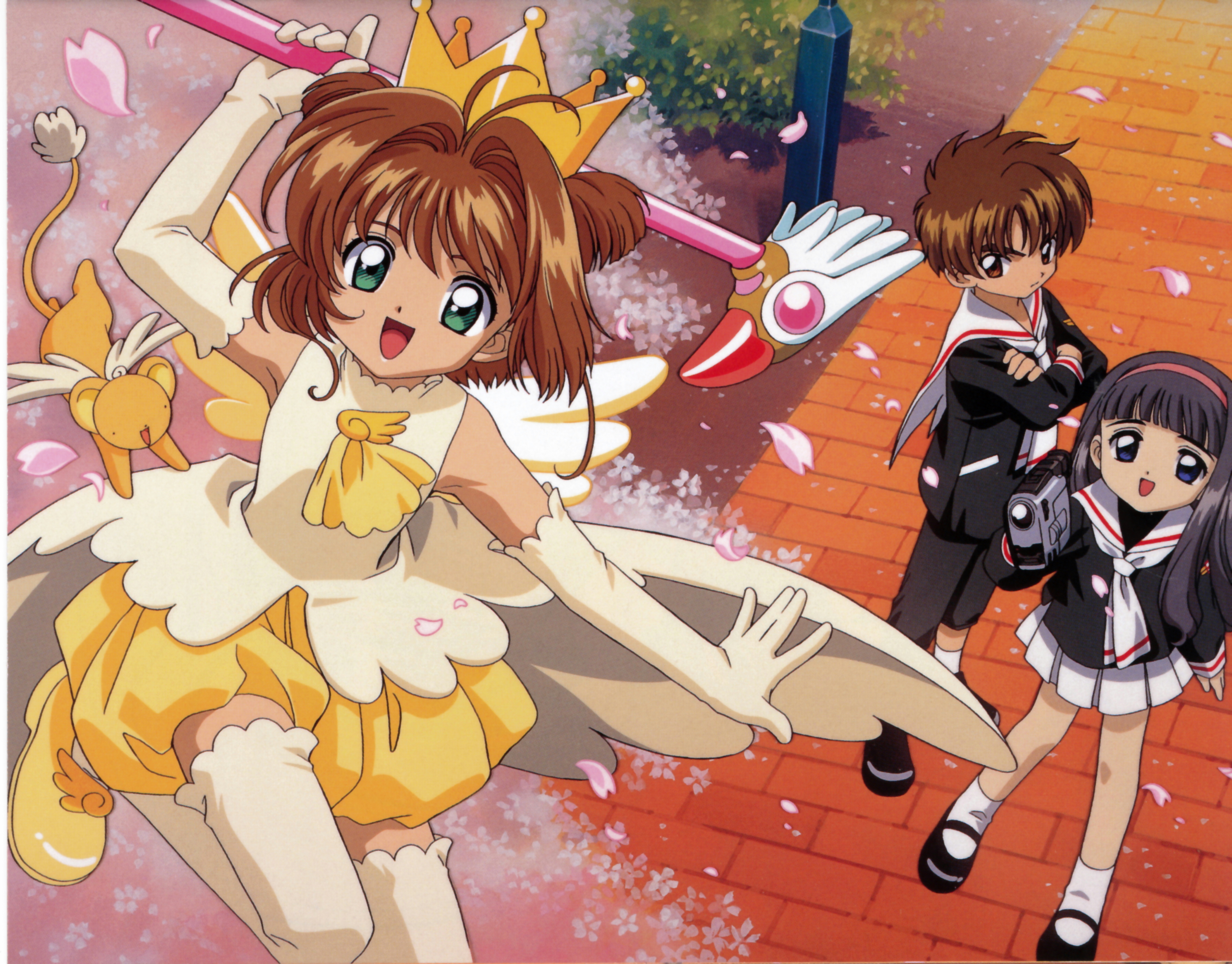 Sakura Kinomoto and friends from Cardcaptor Sakura HD Wallpaper