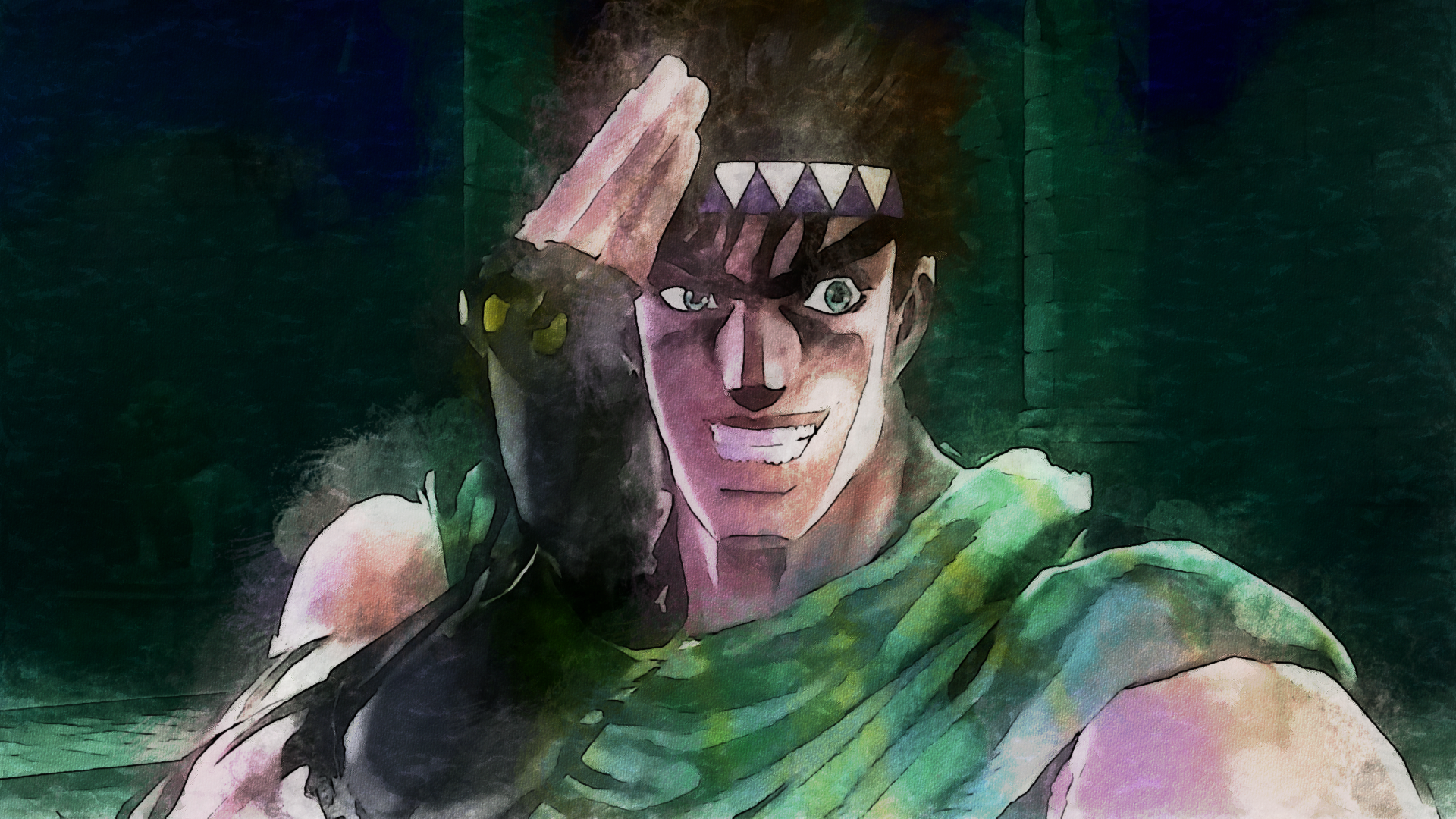 Joseph Joestar from JoJo's Bizarre Adventure HD Wallpaper