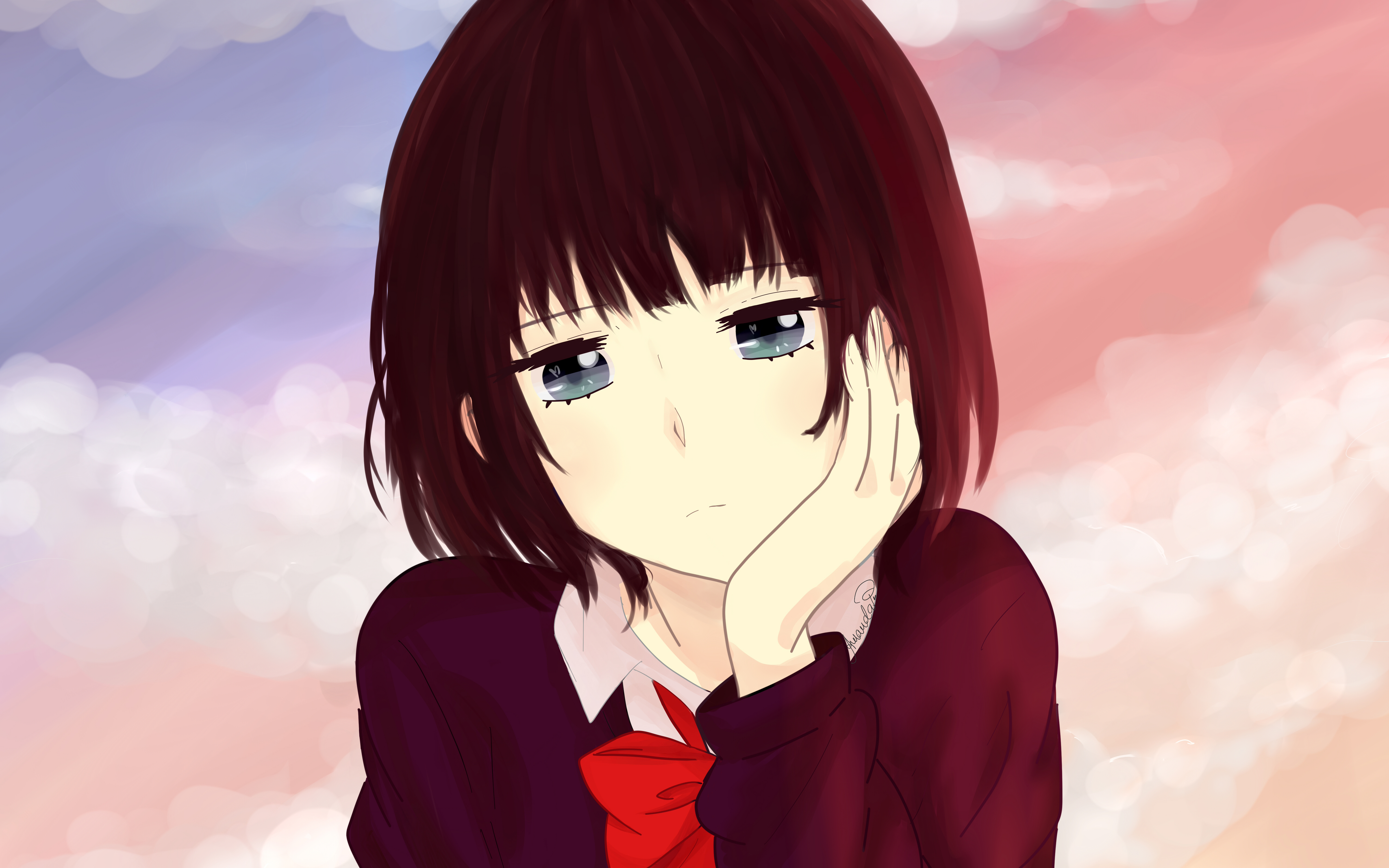 Hanabi Yasuraoka HD Wallpaper