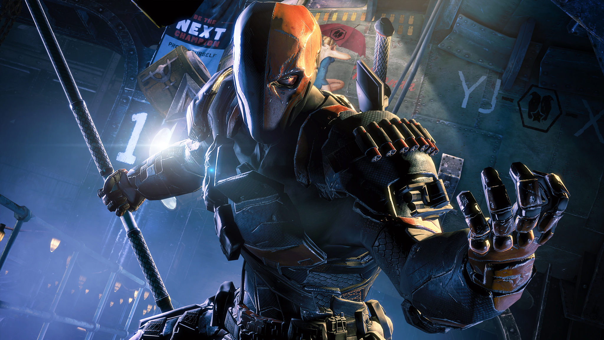 Deathstroke from Batman: Arkham Origins HD Wallpaper