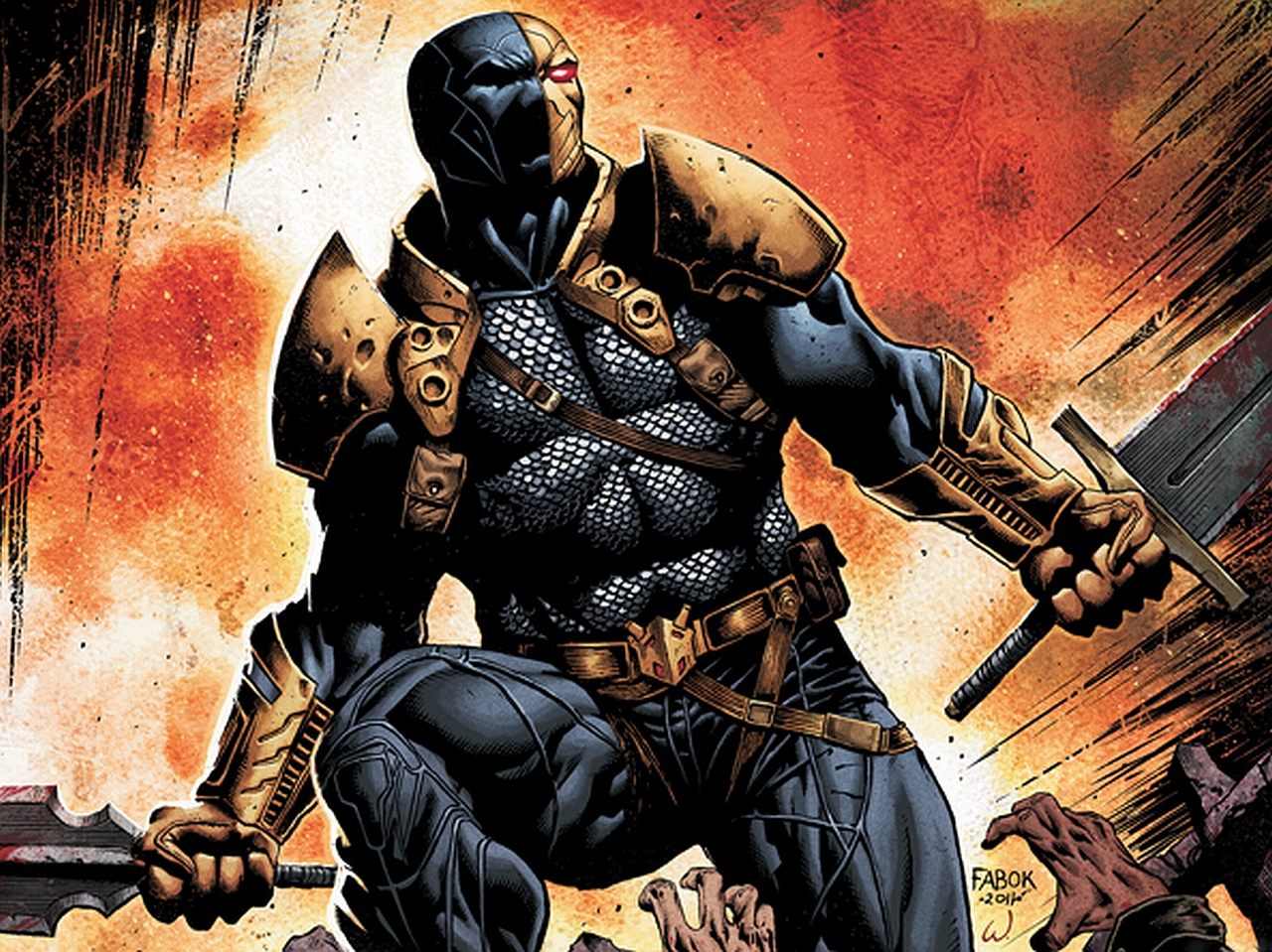 Deathstroke from DC Comics HD Wallpaper