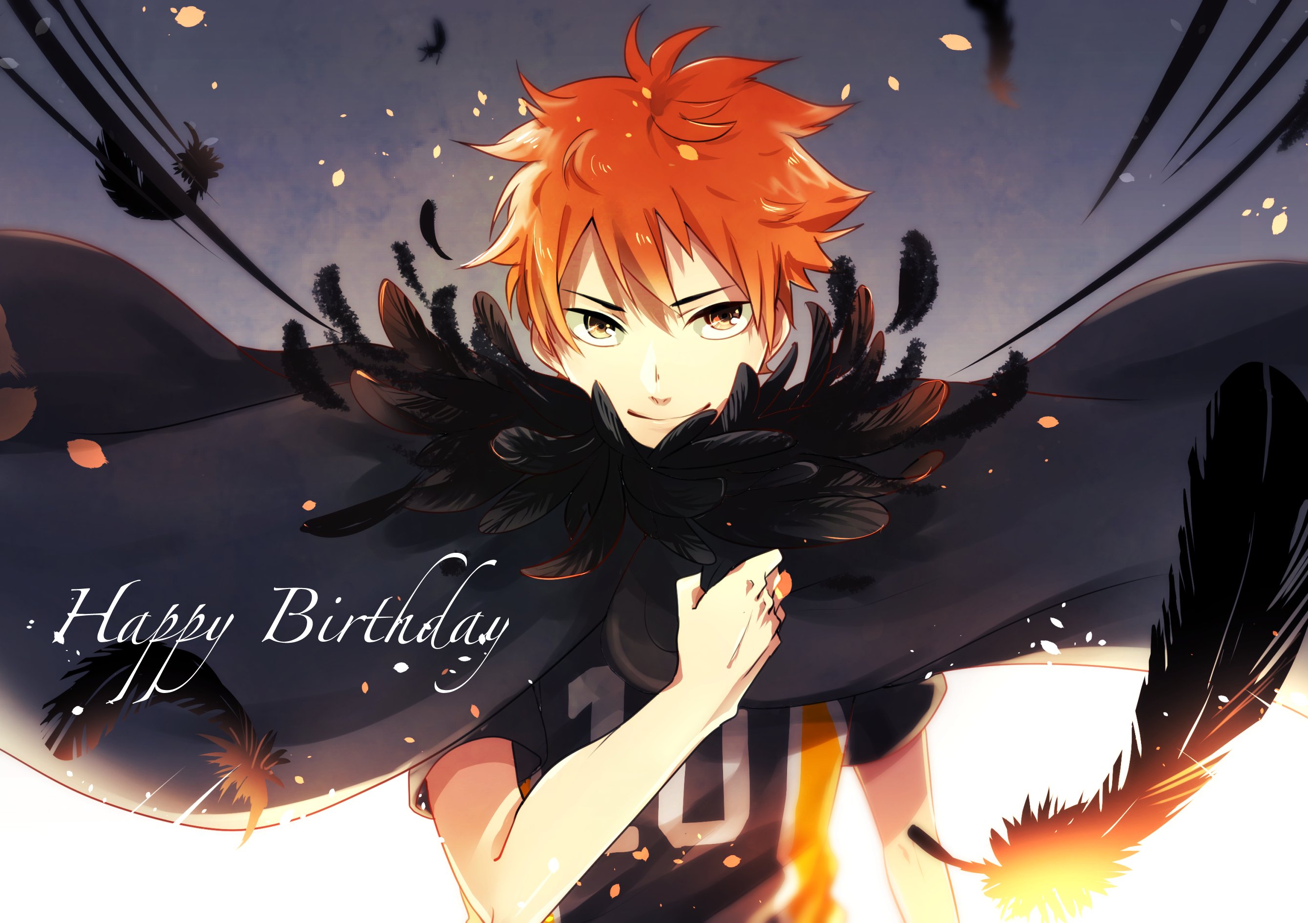 Shoyo Hinata from Haikyuu!! HD Wallpaper