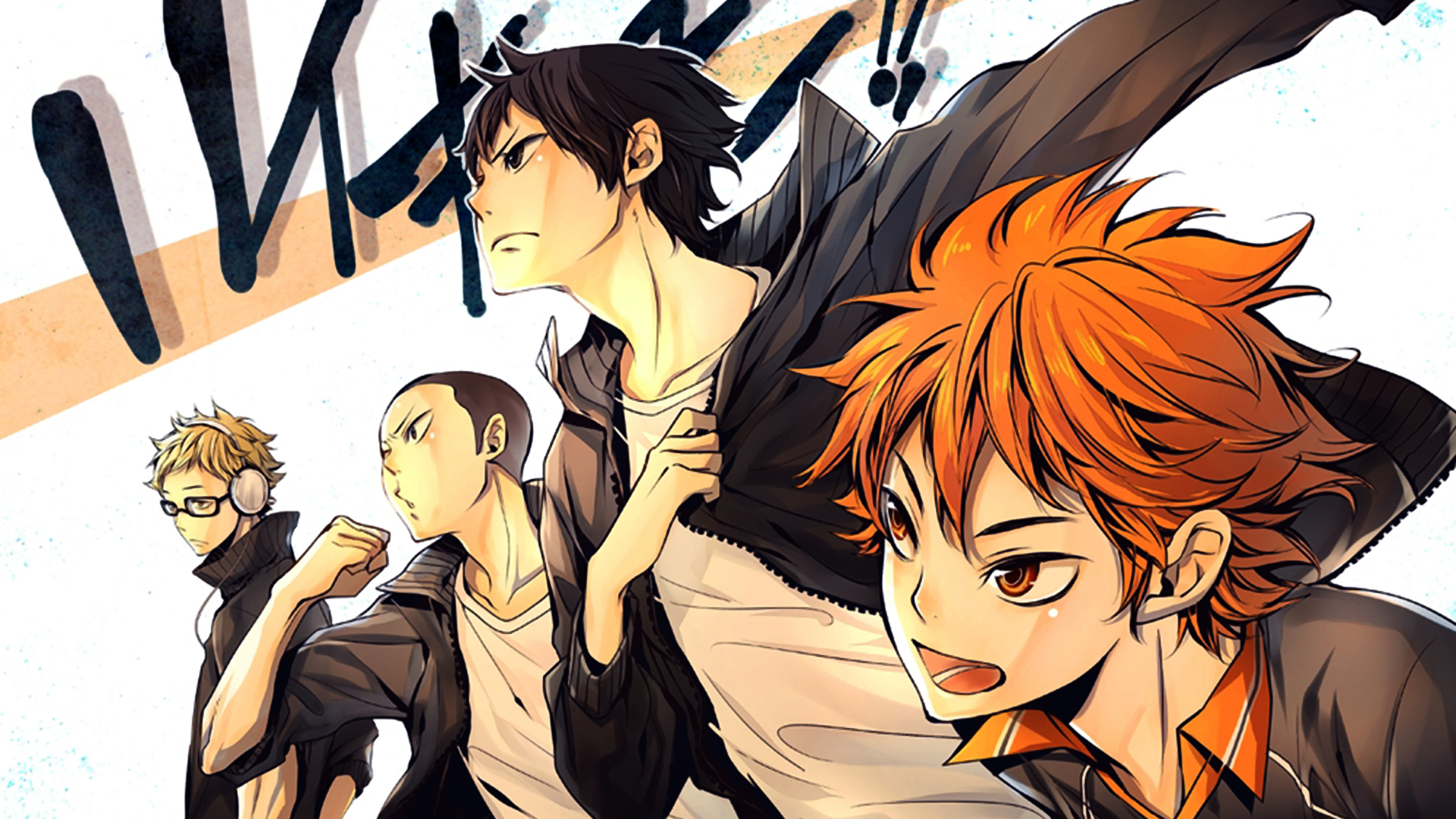 Shoyo Hinata and teammates from Haikyuu!! HD Wallpaper